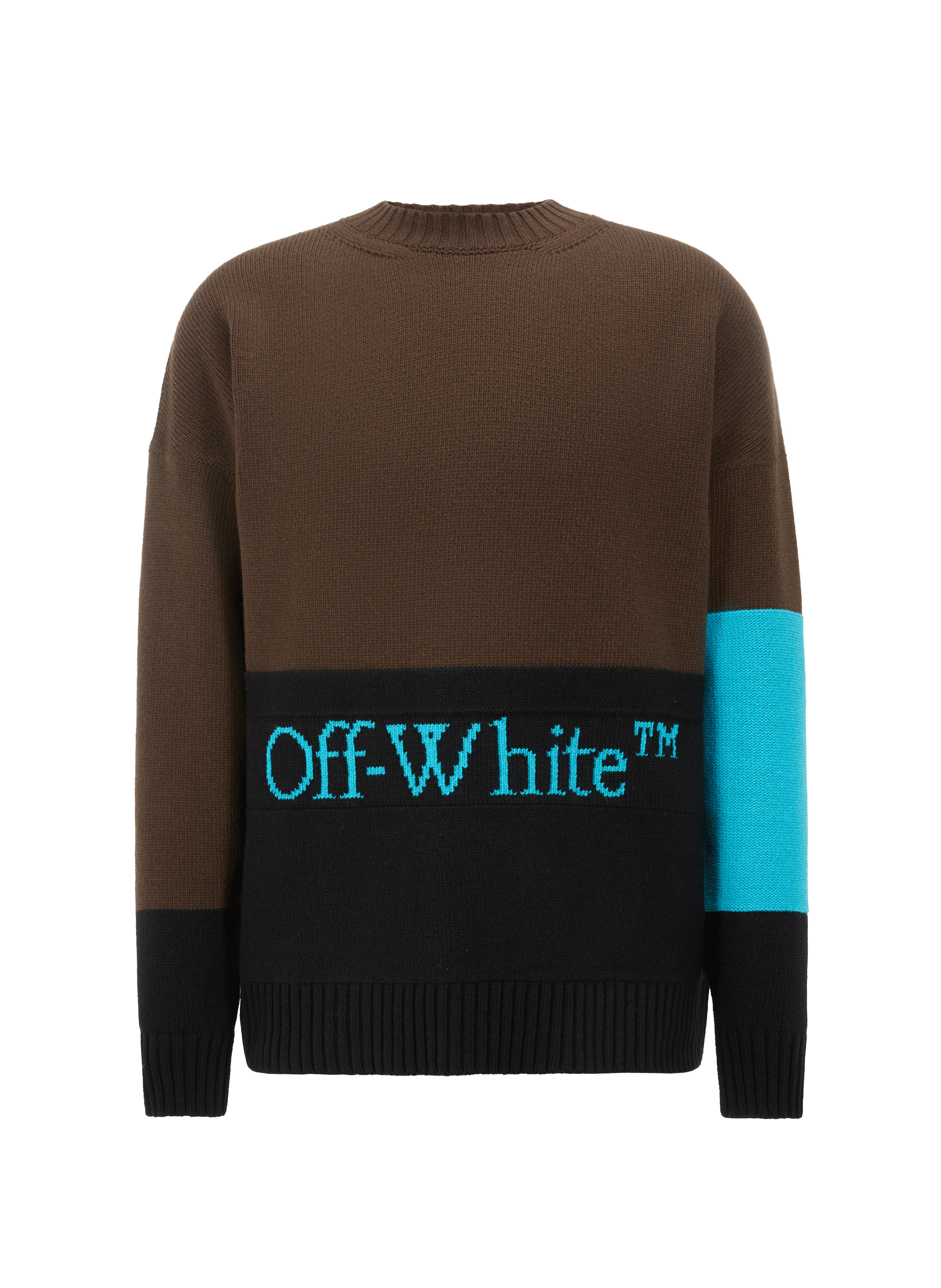 Pull à logo en laine vierge