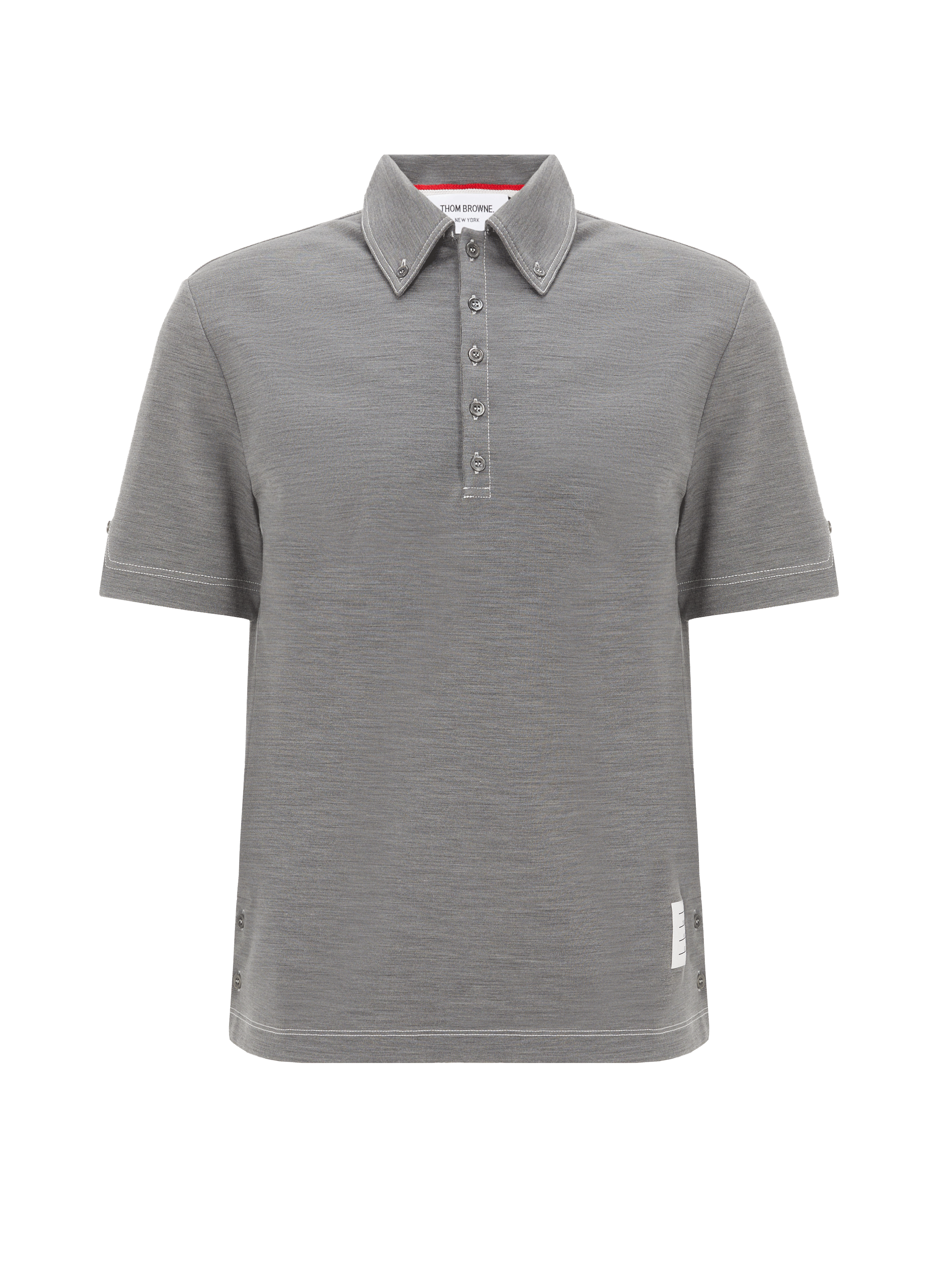 Polo en laine mélangée