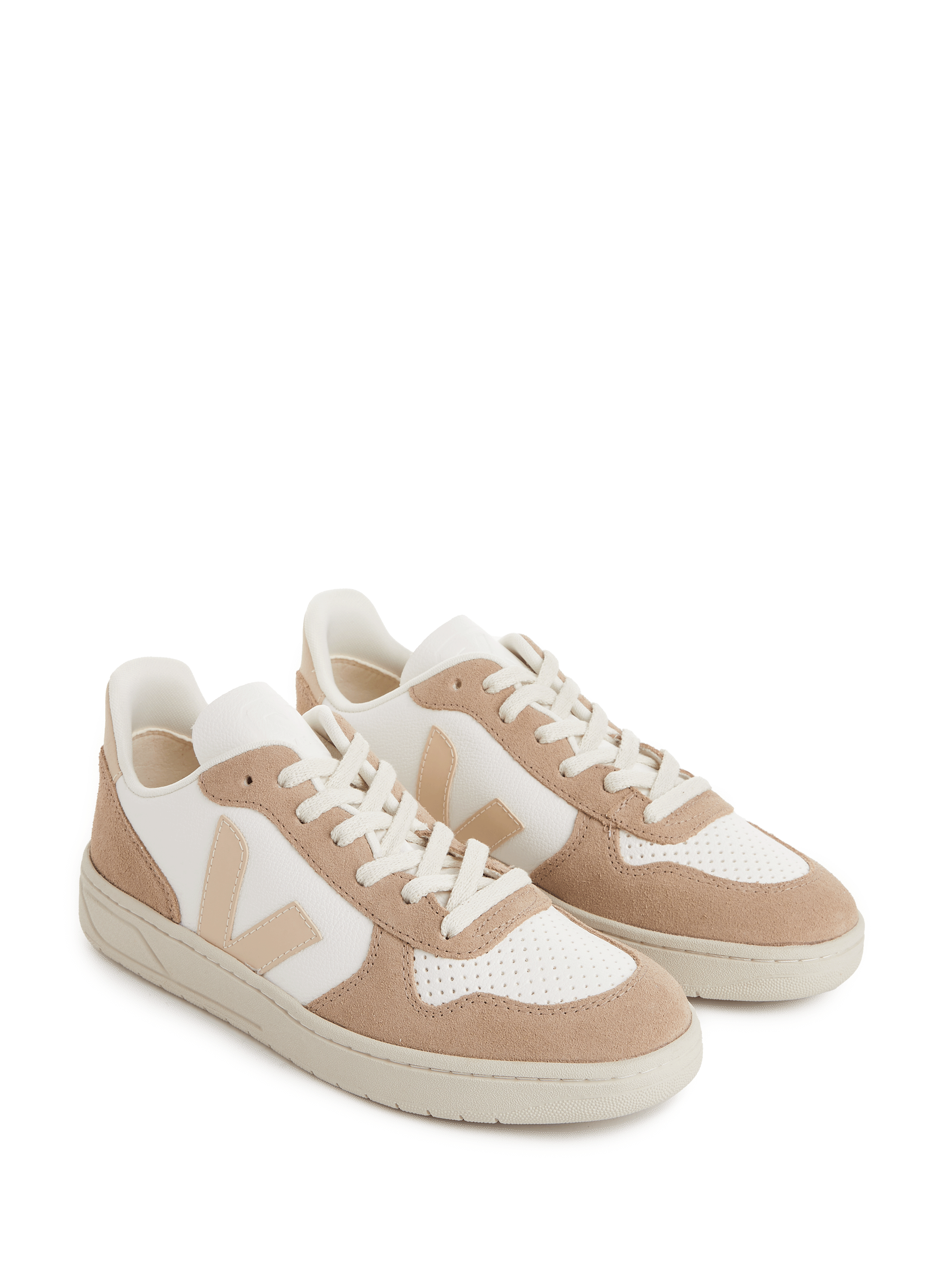 Baskets V-10 en cuir