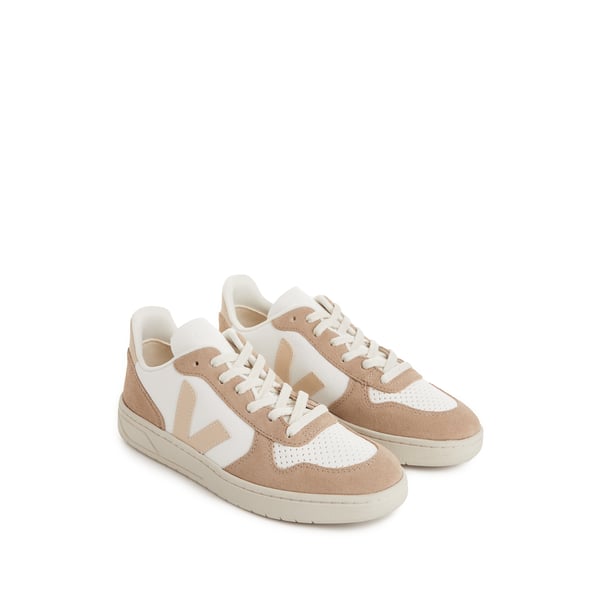 Baskets V-10 en cuir