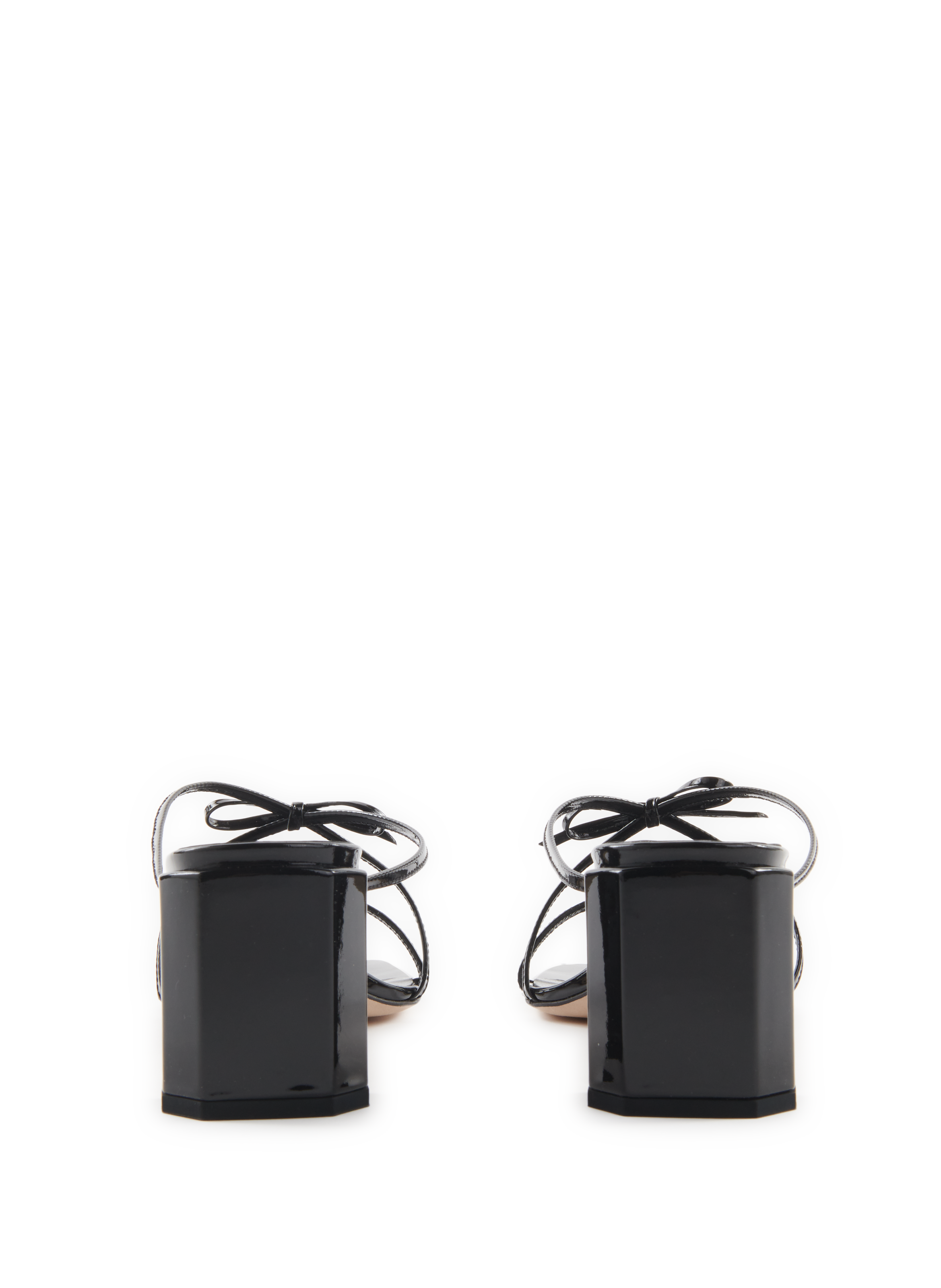 Mules en cuir  BY FAR Noir