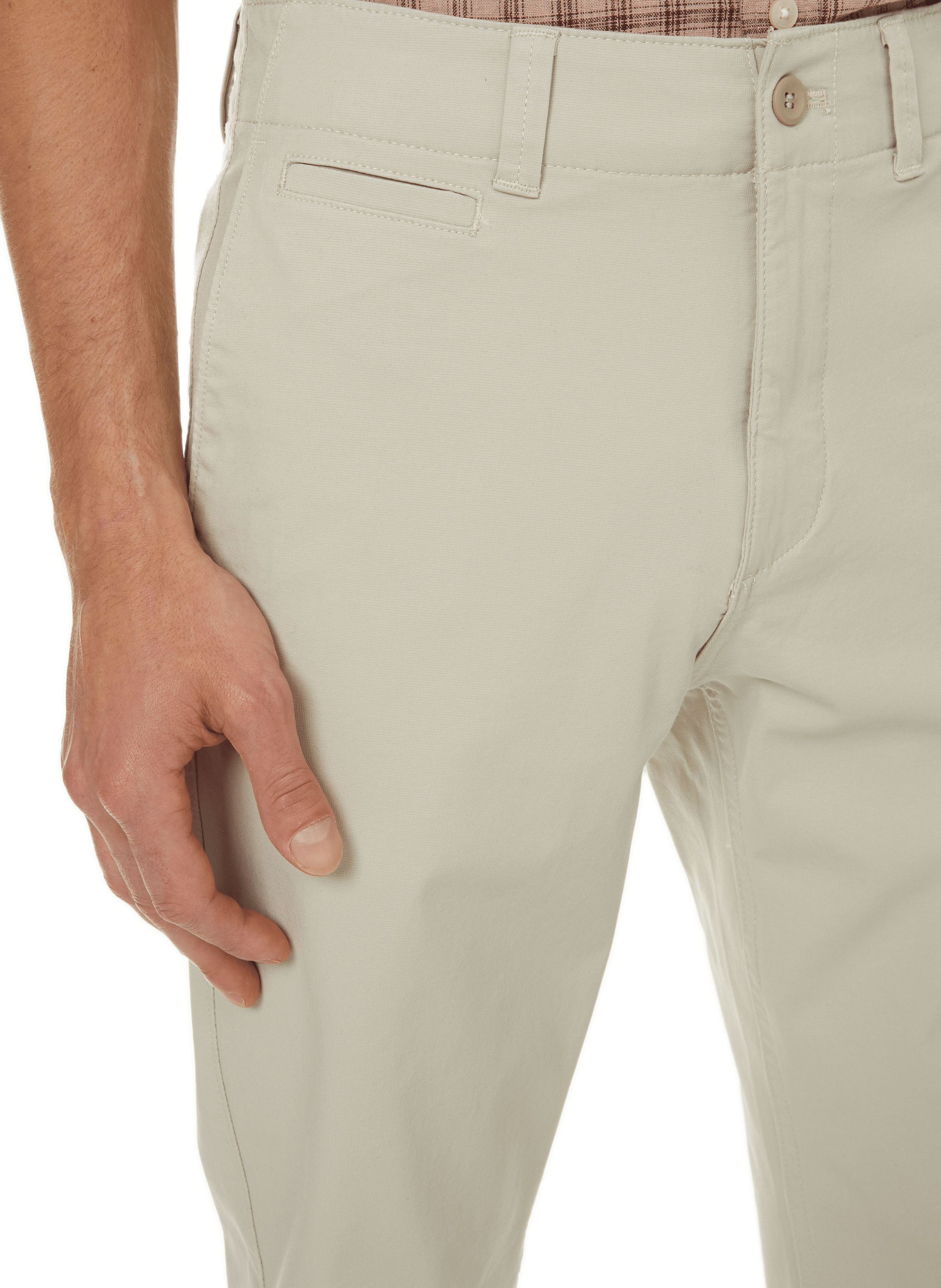 Pantalon slim en coton DOCKERS Beige