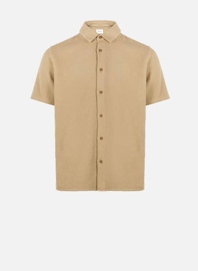 Short-Sleeve Cotton Shirt JAGVI RIVE GAUCHE
