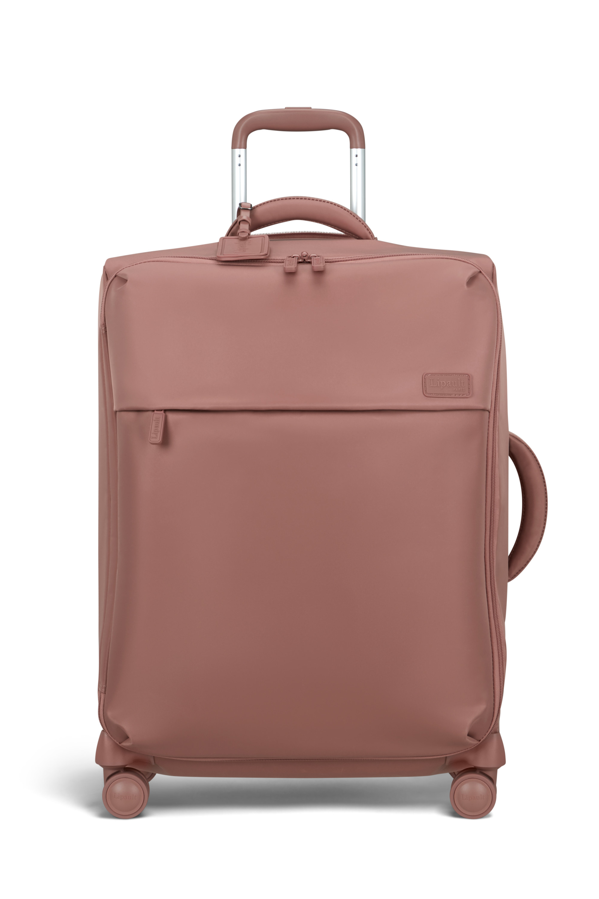 Plume valise 4 roues taille m LIPAULT PARIS Rose