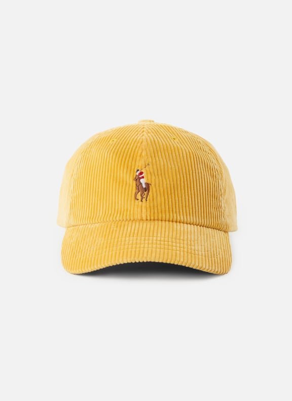 Casquette logo en velours côtelé by POLO RALPH LAUREN POLO RALPH LAUREN Casquette logo en velours côtelé
