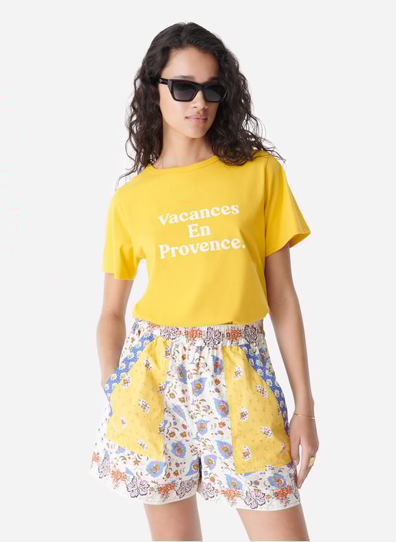 T-shirt cactus Jaune by VANESSA BRUNO VANESSA BRUNO T-shirt cactus Jaune