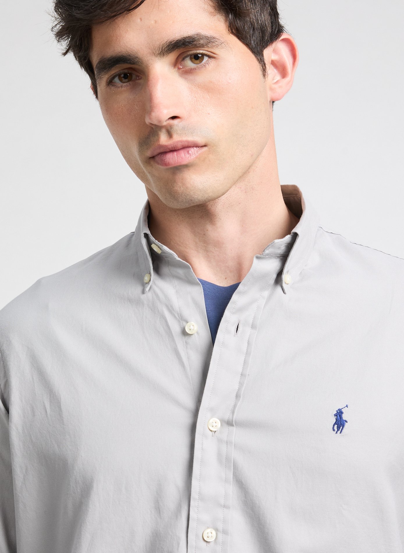 Cotton shirt POLO RALPH LAUREN Grey
