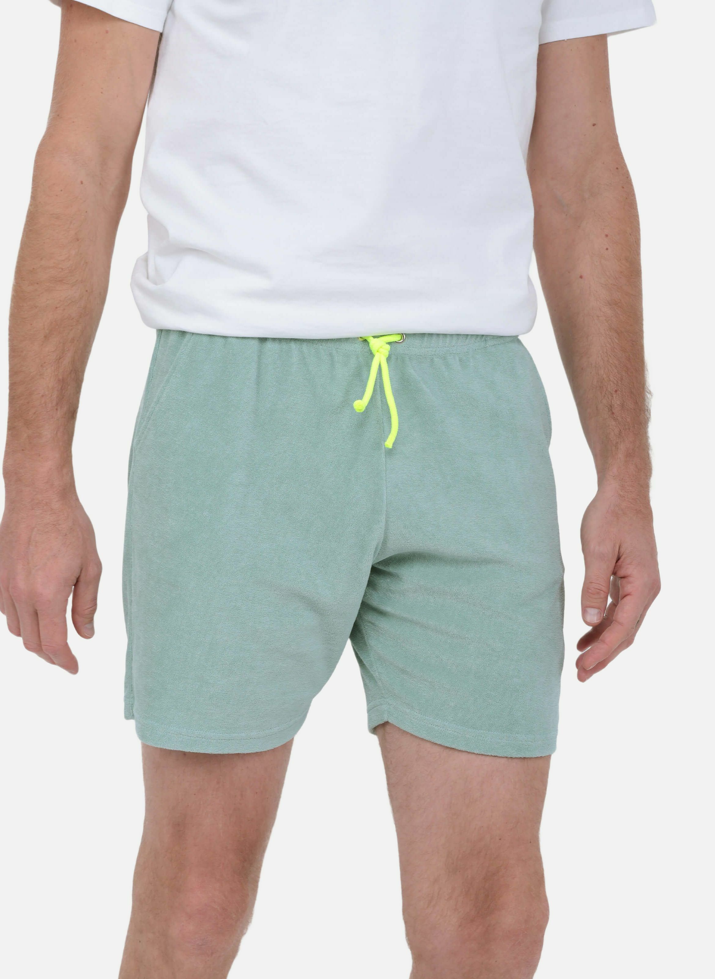 Short vert amande en éponge GILI'S Vert