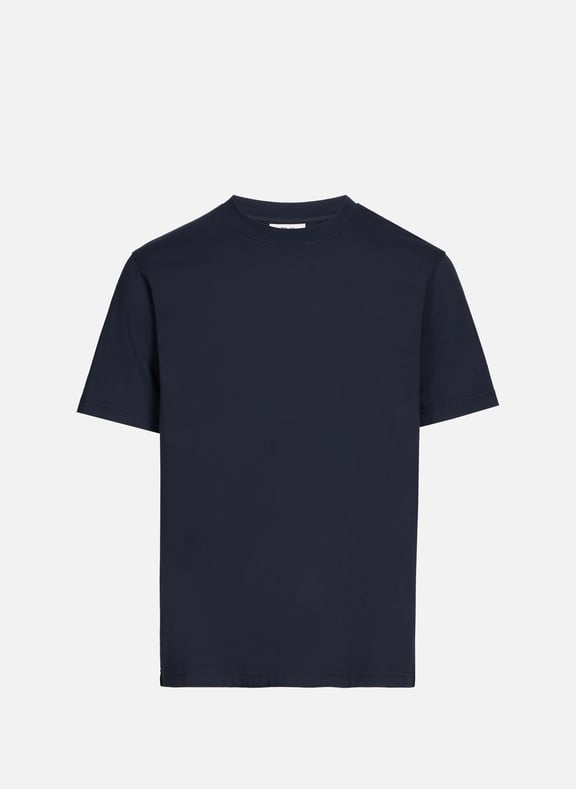 Straight-fit cotton T-shirt Blue by NN.07 NN.07 Straight-fit cotton T-shirt Blue