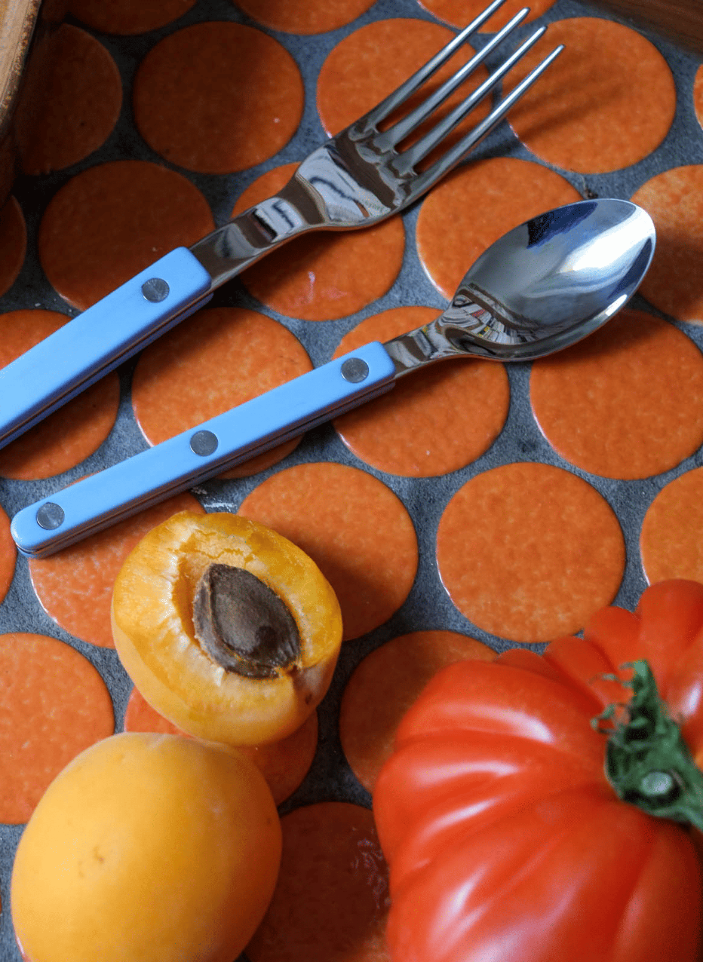 Fourchette de table, bistrot SABRE PARIS Bleu