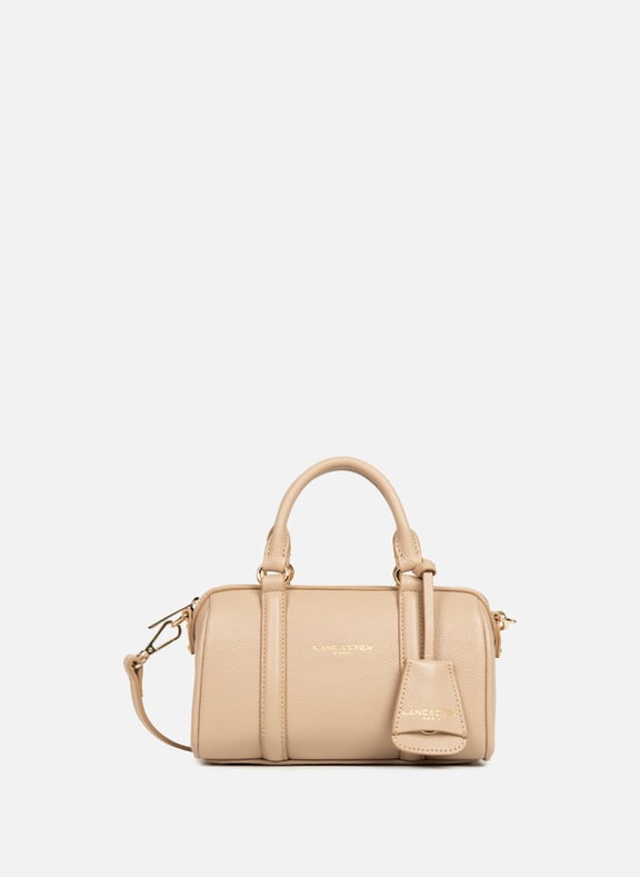 Petit sac polochon - milano ana Beige by LANCASTER LANCASTER Petit sac polochon - milano ana Beige