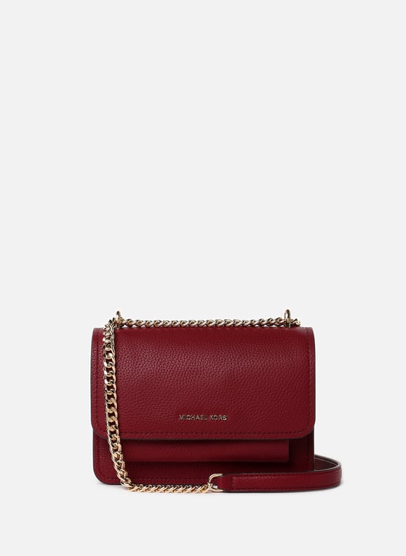 Sac à bandoulière Claire en cuir Rouge by MICHAEL KORS MICHAEL KORS Sac à bandoulière Claire en cuir Rouge