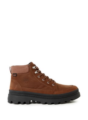 Mid-high leather wedge shoes PALLADIUM Mid-high leather wedge shoes PALLADIUM