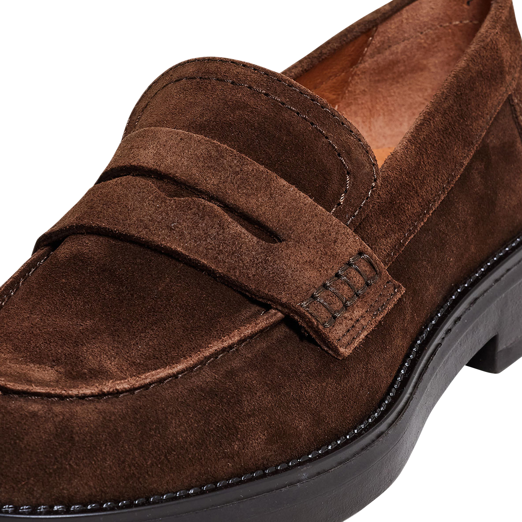 Mocassins en cuir velours mirna JONAK Marron