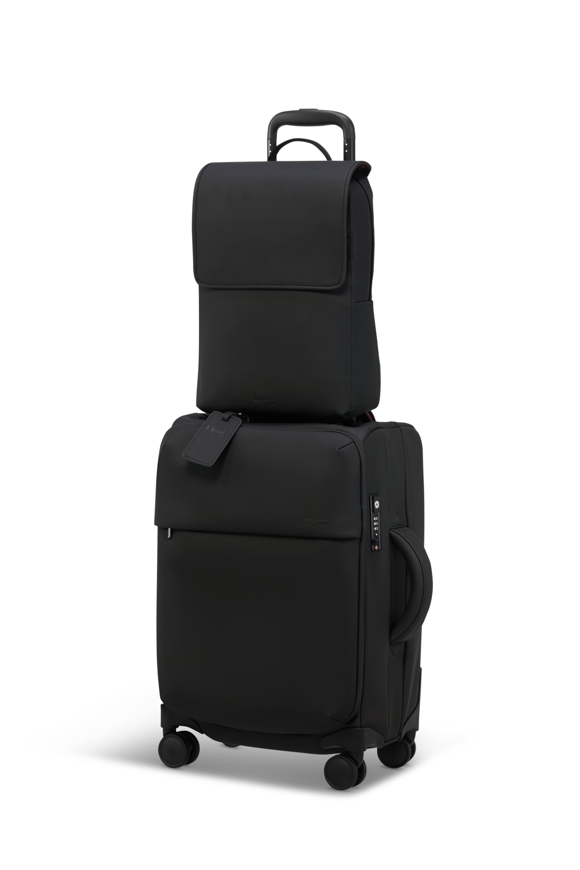 Lost in berlin sac à dos square LIPAULT PARIS Noir