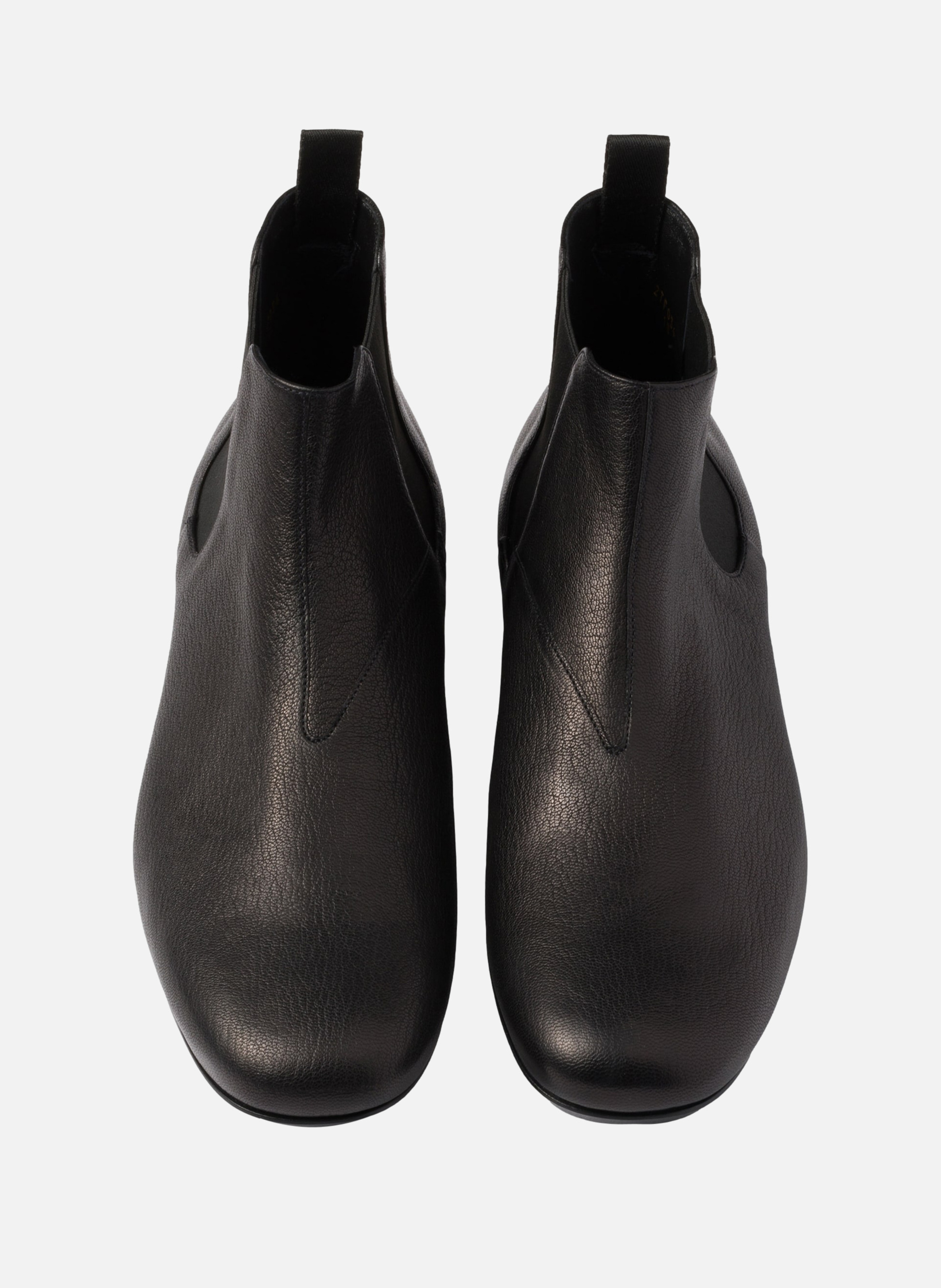 Bottines chelsea en cuir PRADA Noir