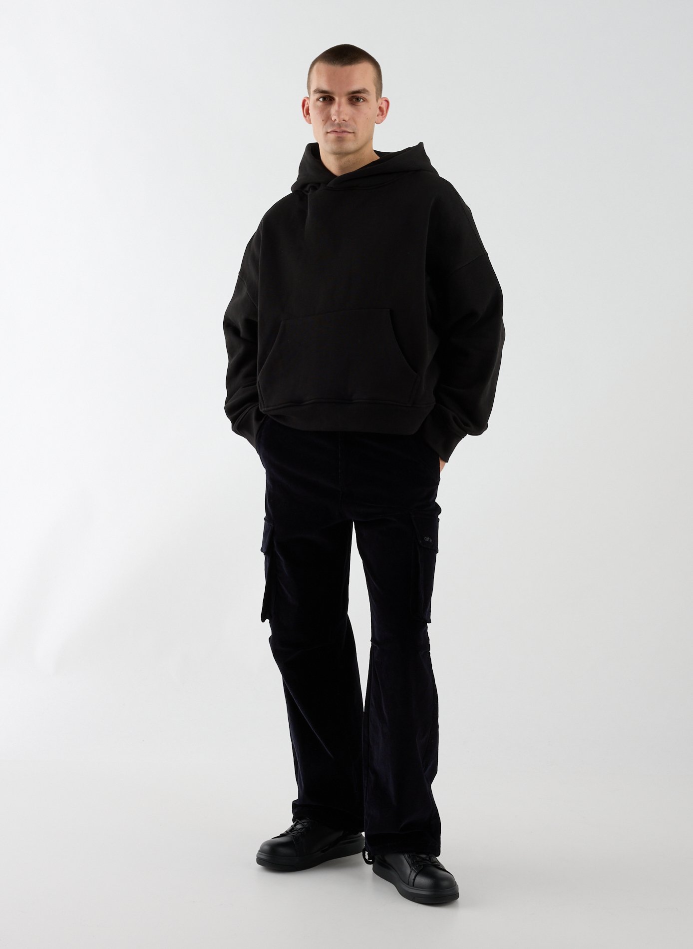 Effen katoenen sweatshirt ENTIRE STUDIOS Zwart