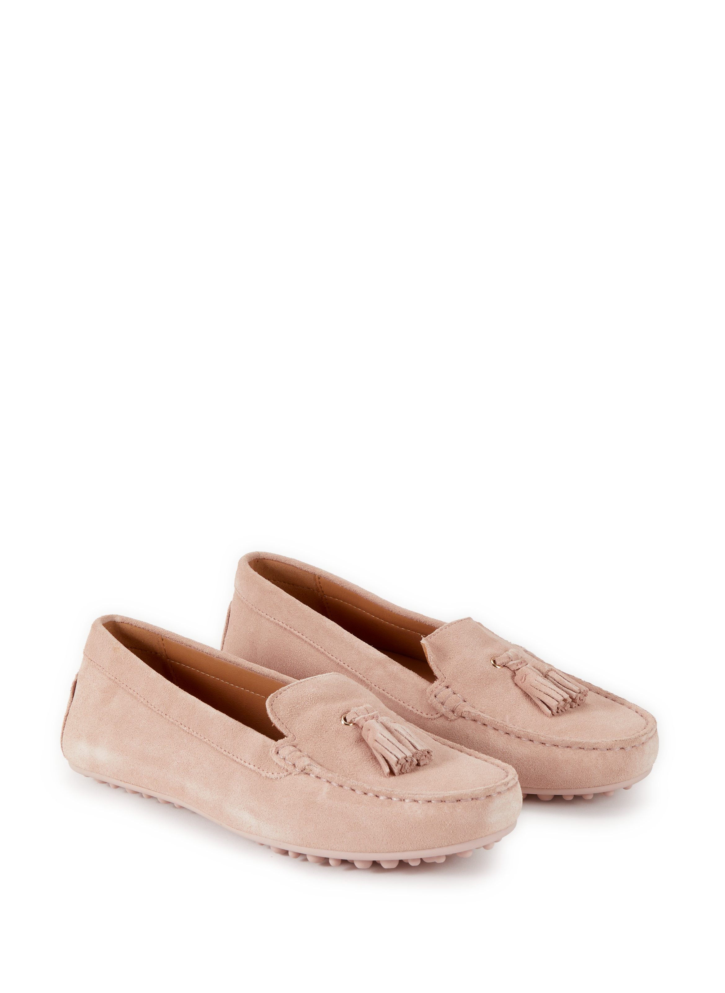 Mocassins en cuir suédé avec semelle adhérente GEOX Rose