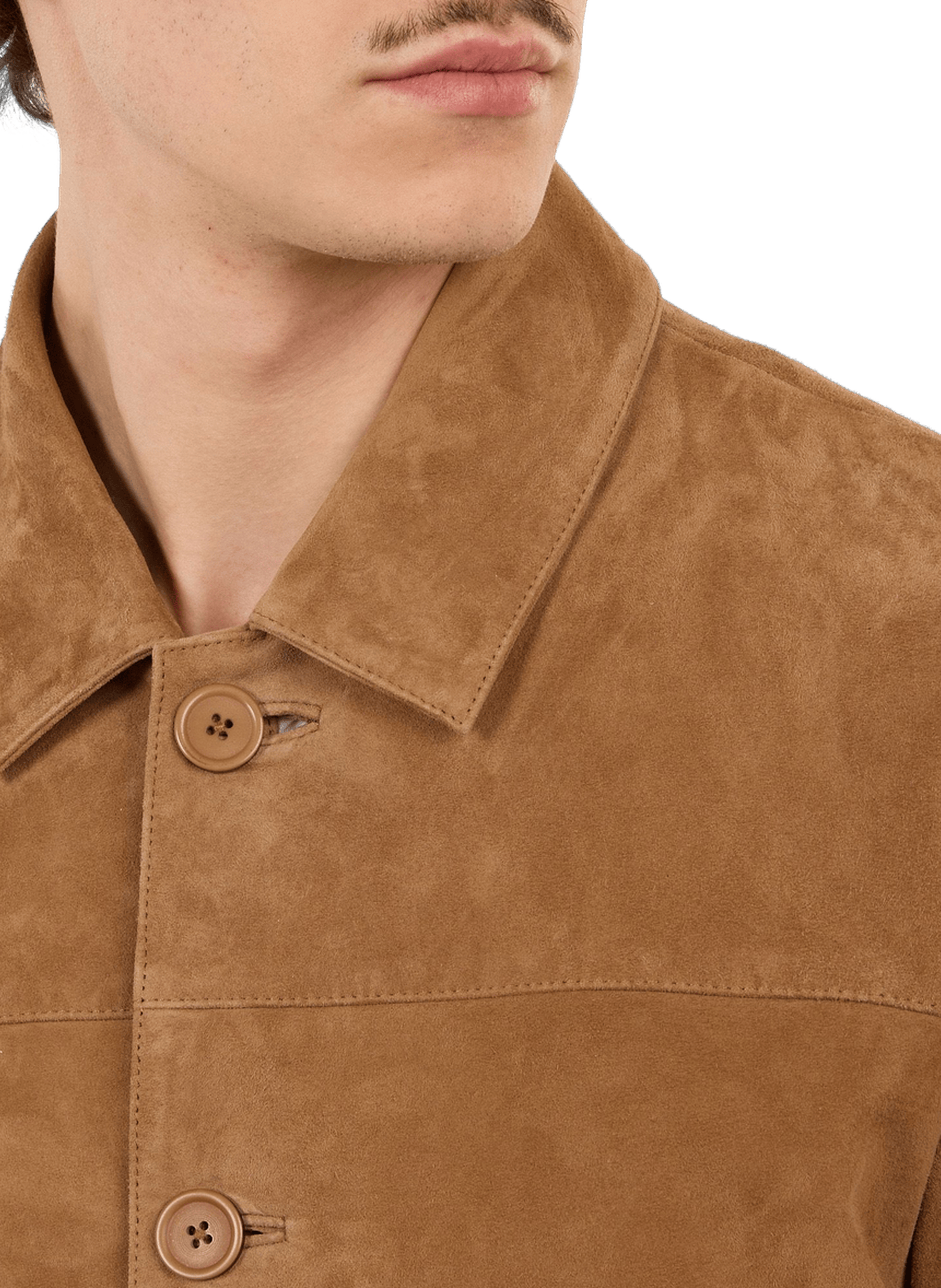 Suede jacket SAISON 1865 Beige