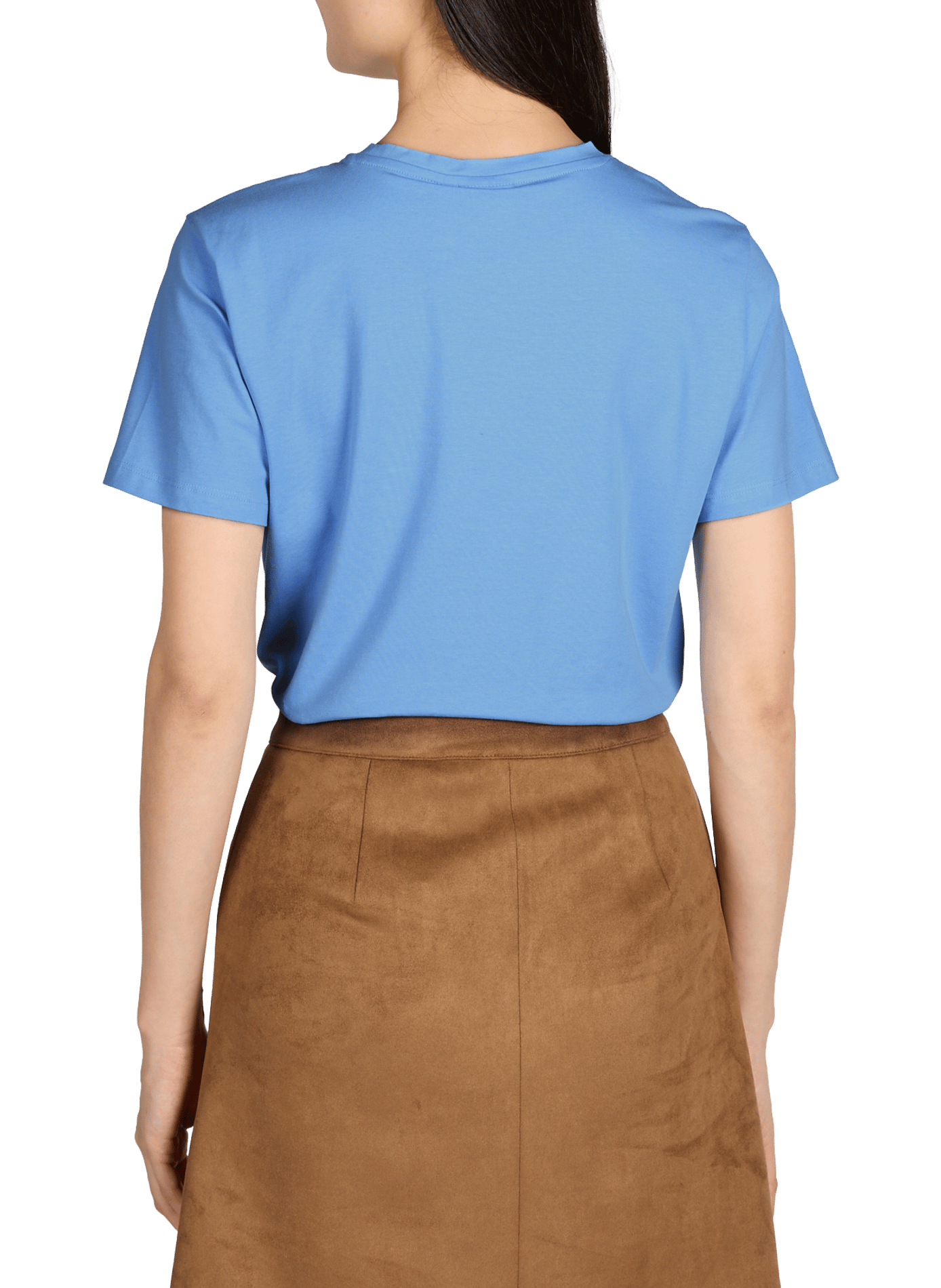 T-shirt Vinora en coton mélangé VILA Bleu