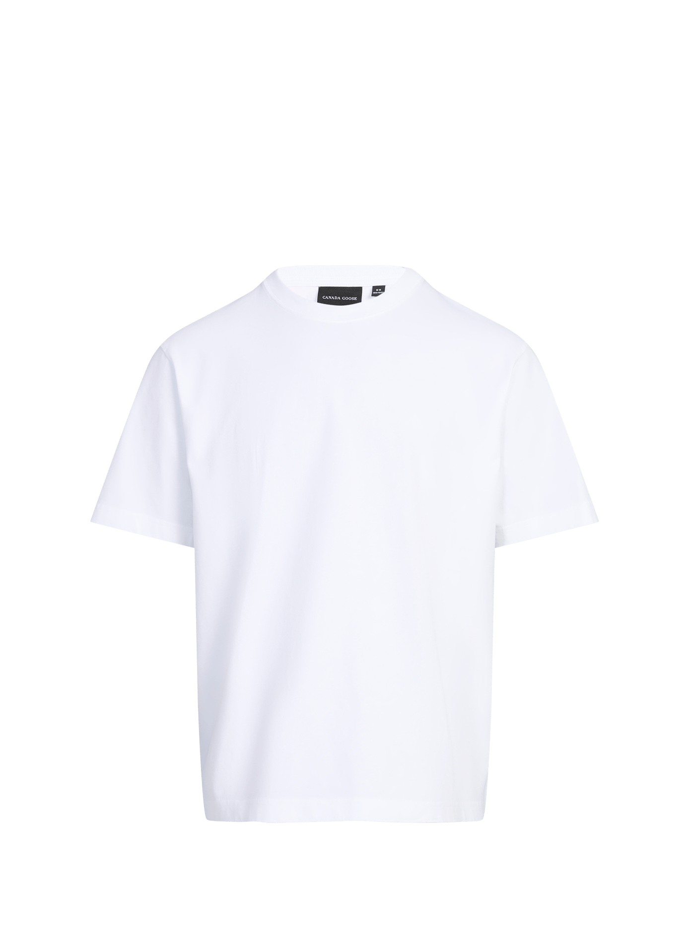 Tee-shirt col rond en coton CANADA GOOSE Blanc