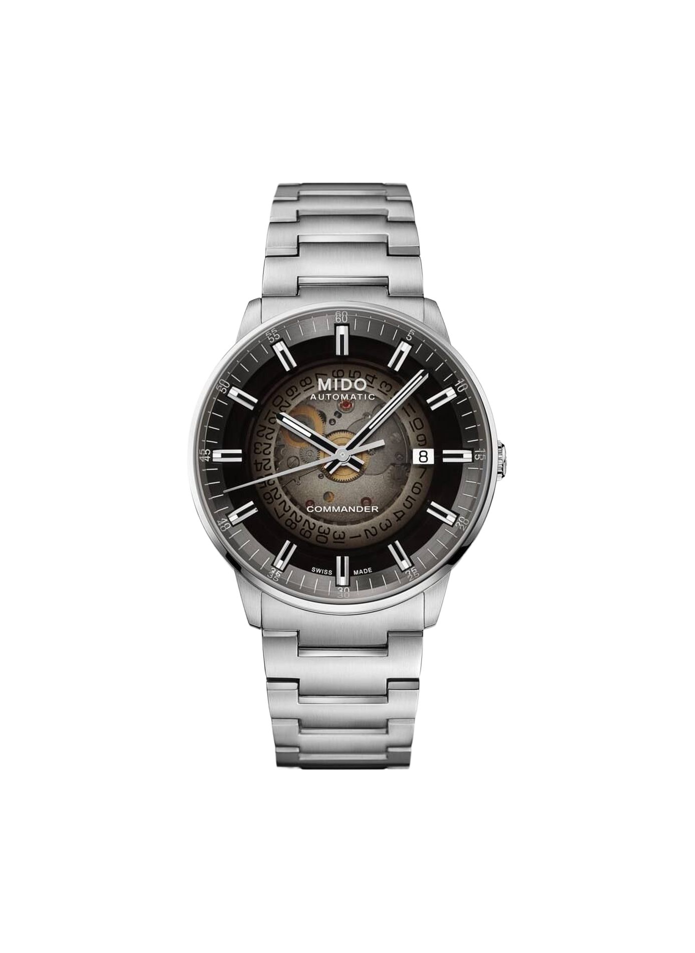 Montre Commander Gradient en acier inoxydable MIDO Noir