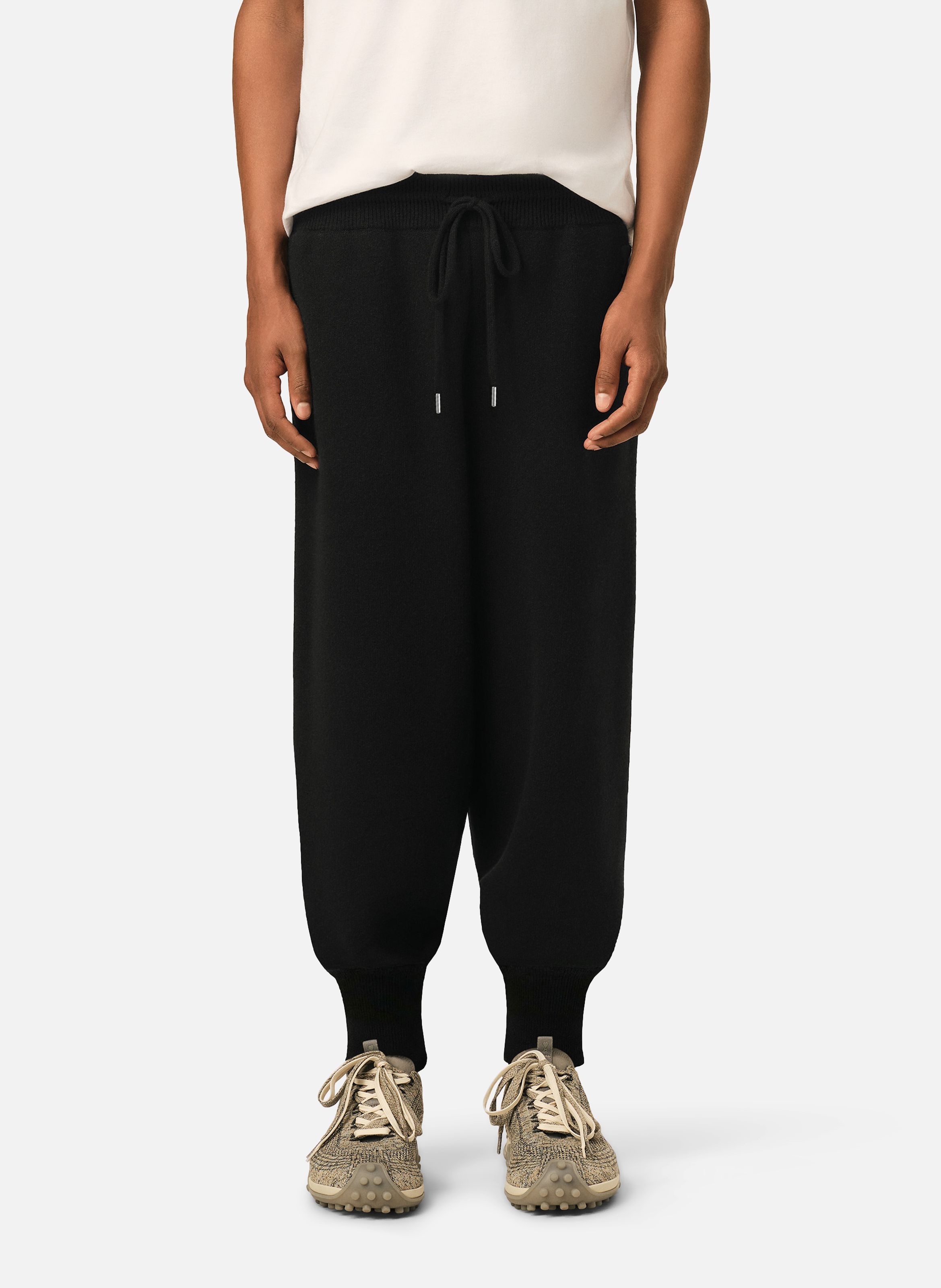Jogging unisexe en laine AMI PARIS Noir