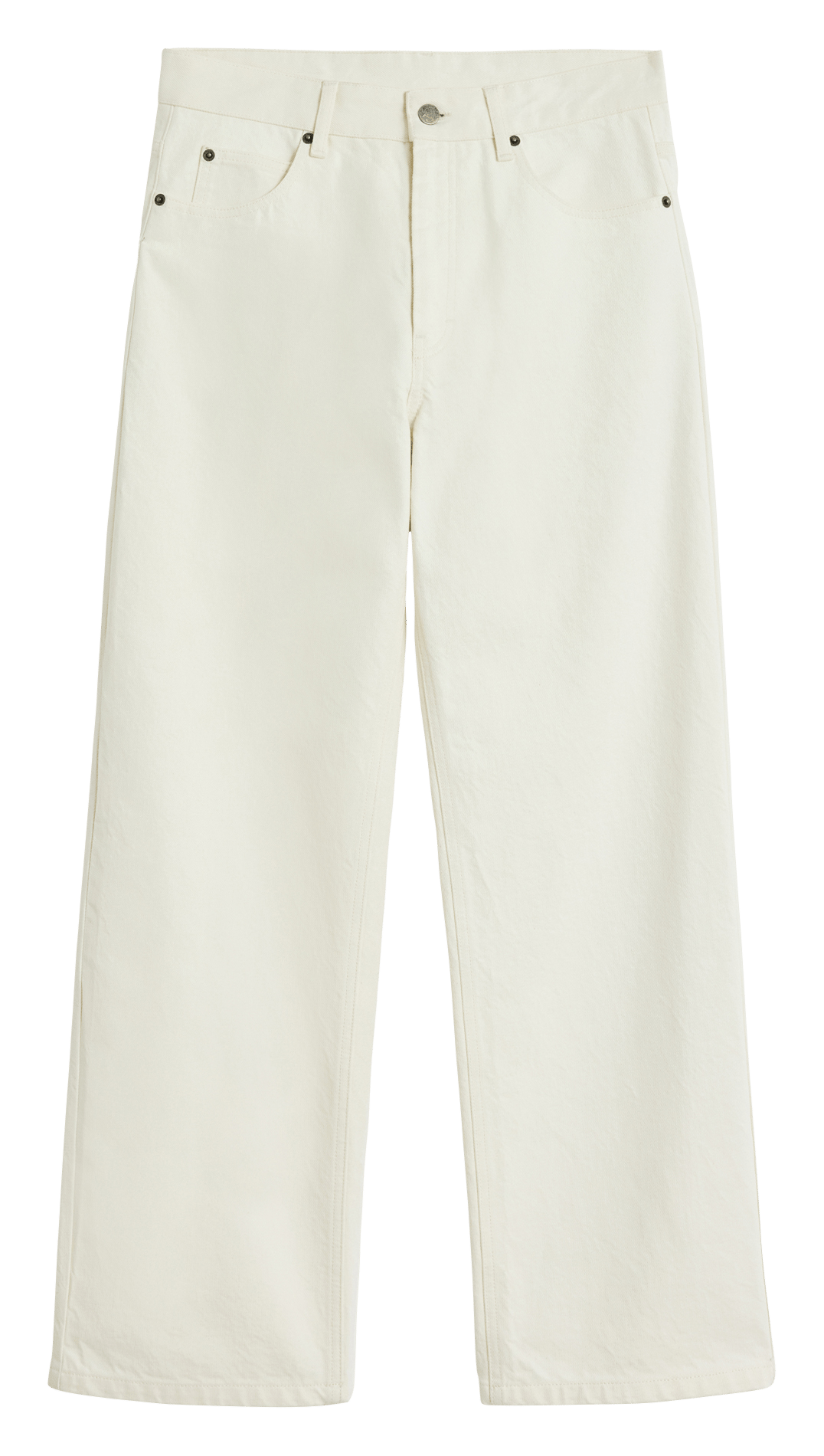 Pantalon droit en coton harrison SOEUR Beige