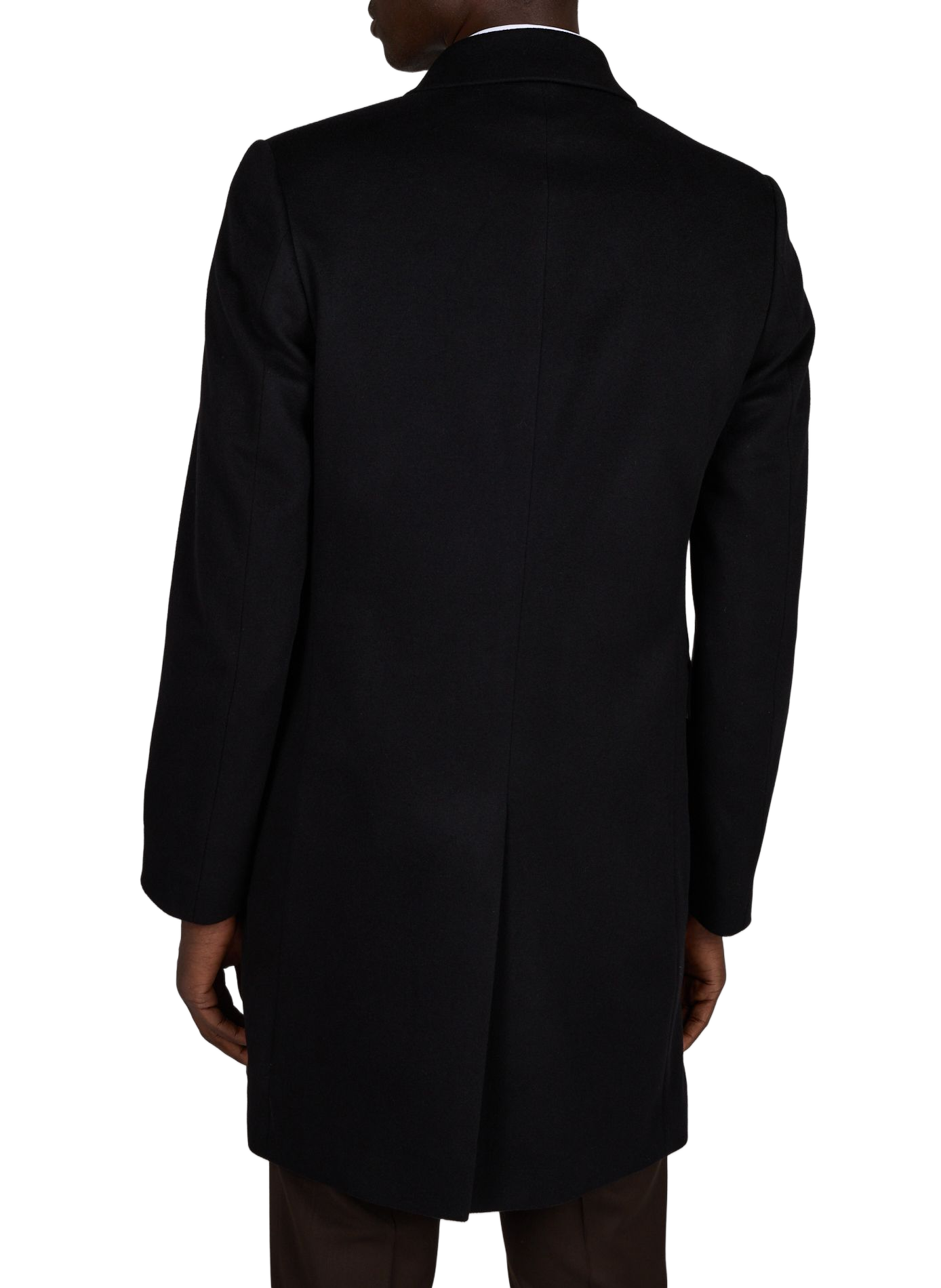 Straight coat in wool and cashmere PAUL SMITH Black
