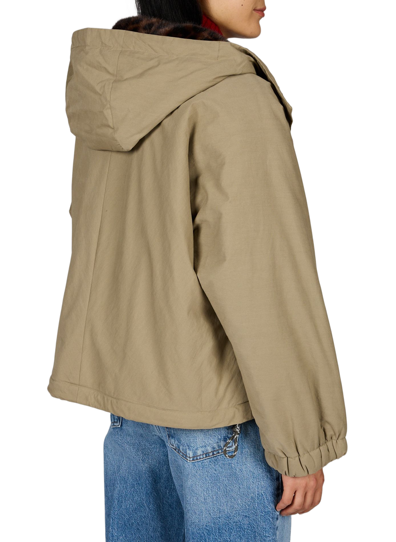 Hoodie JENNA F P1133 in gemengd katoen BELLEROSE Beige