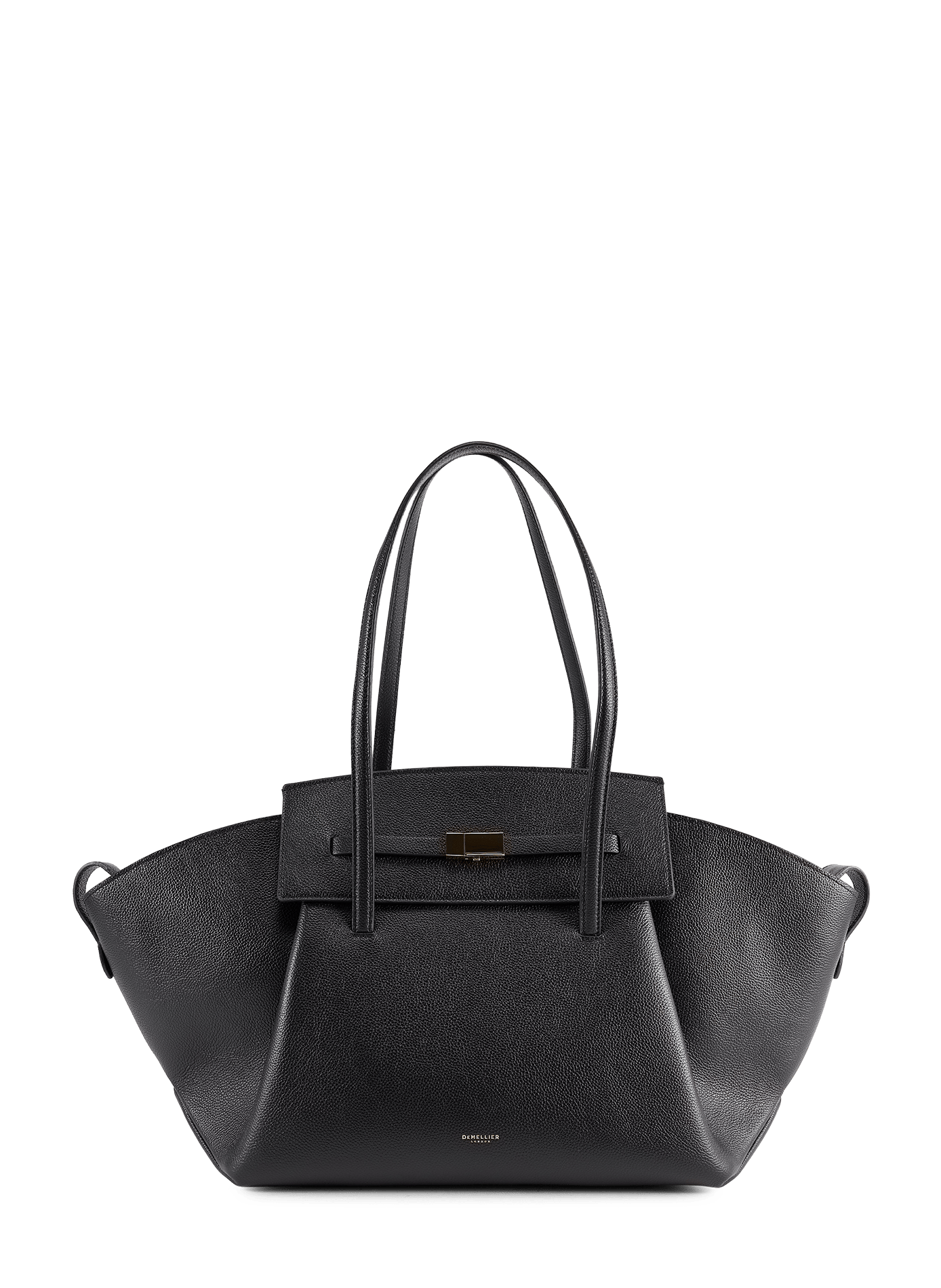 Brooklyn leather tote bag DEMELLIER LONDON Black
