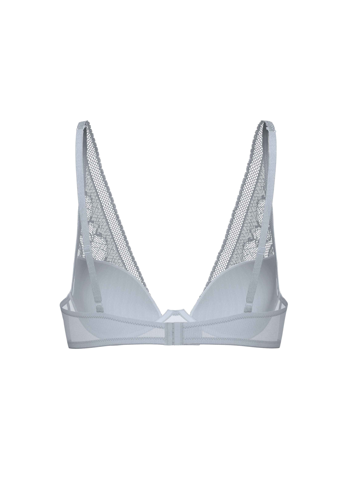 Plunging lace bra | Blue CALVIN KLEIN Women