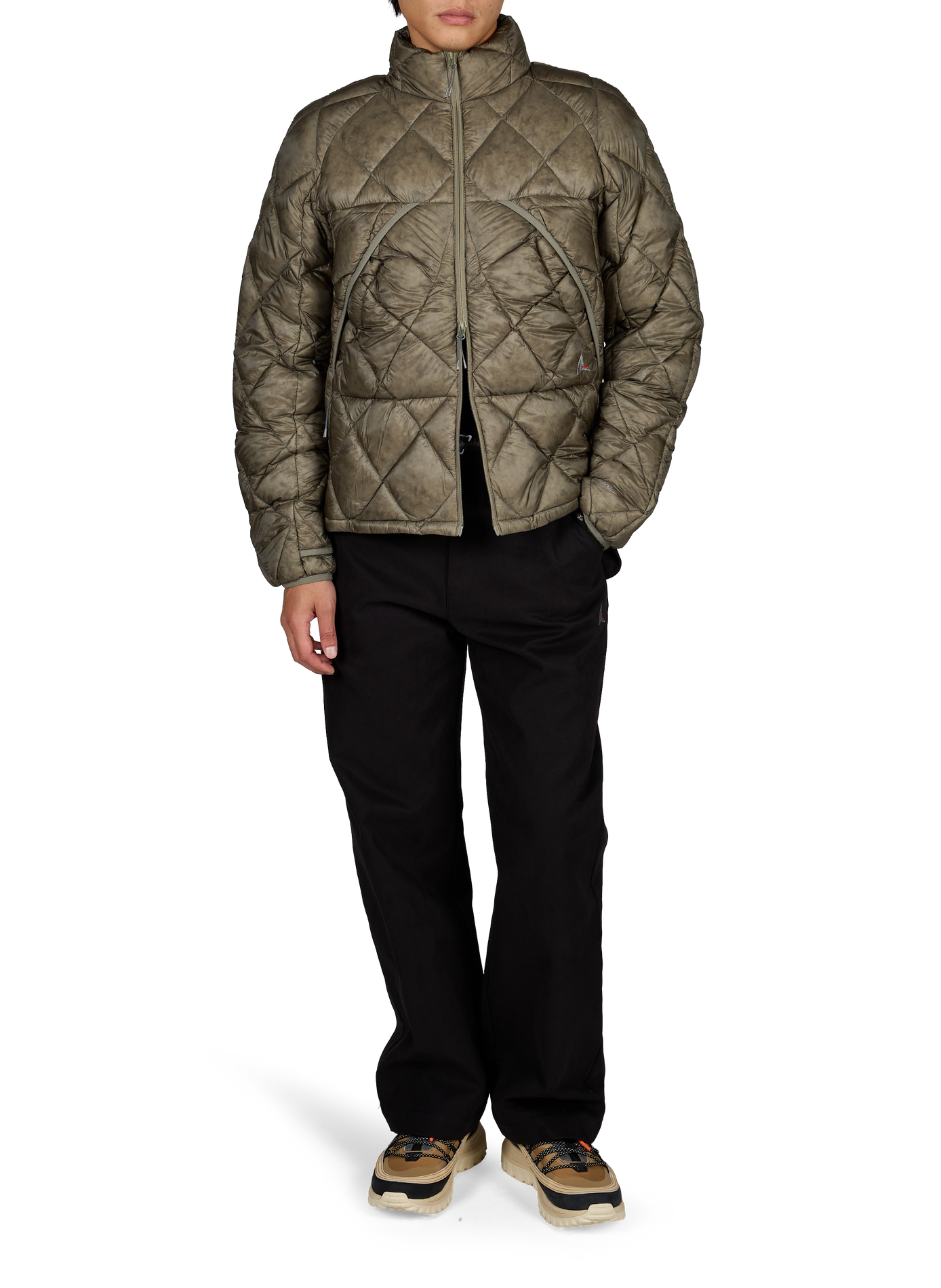 Weit geschnittene Steppjacke ROA Grun