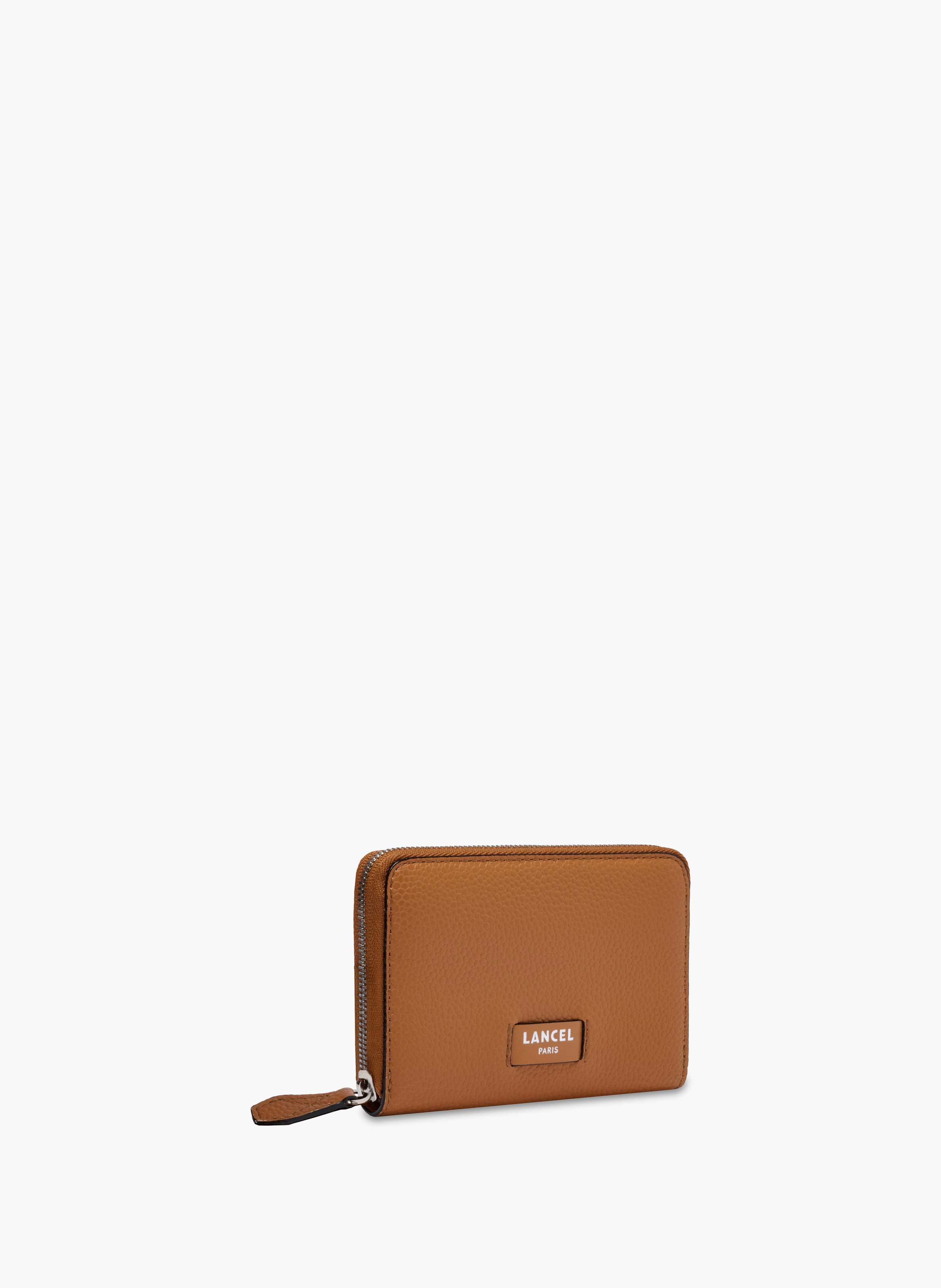 Portefeuille zippé ninon de lancel en cuir LANCEL Marron