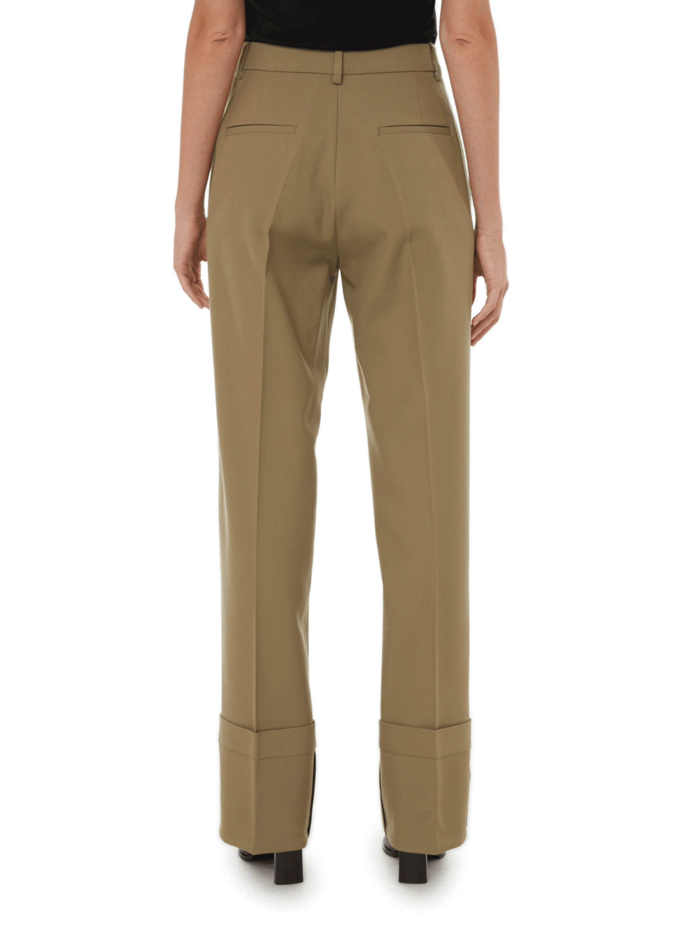 Pantalon en laine BITE STUDIOS Vert