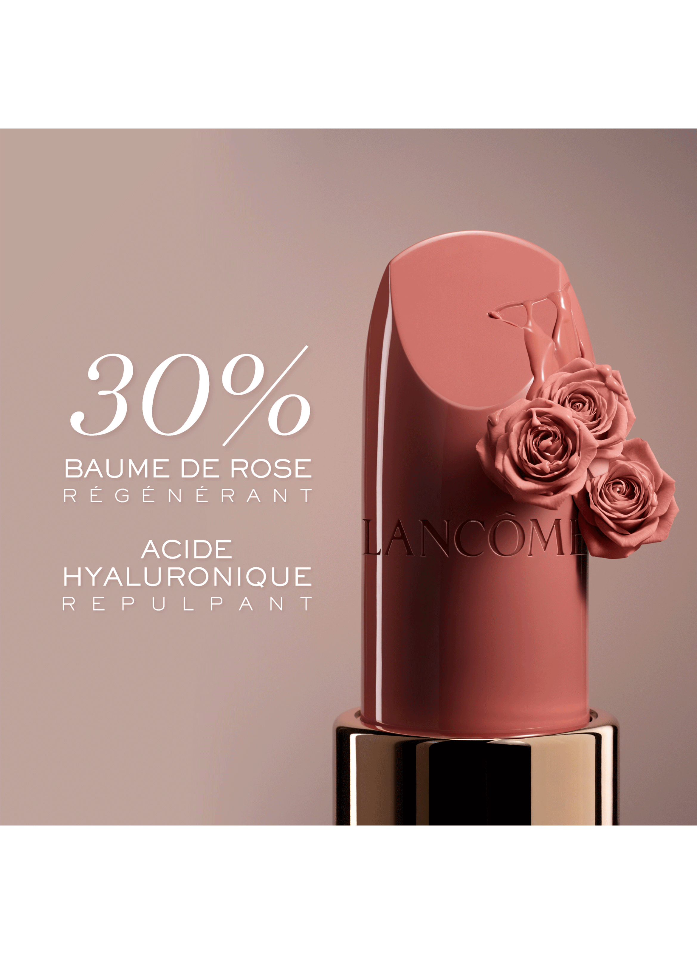 L?Absolu Rouge Cream satin lipstick - Long-lasting hydration and comfort LANCÔME 276 timeless romance