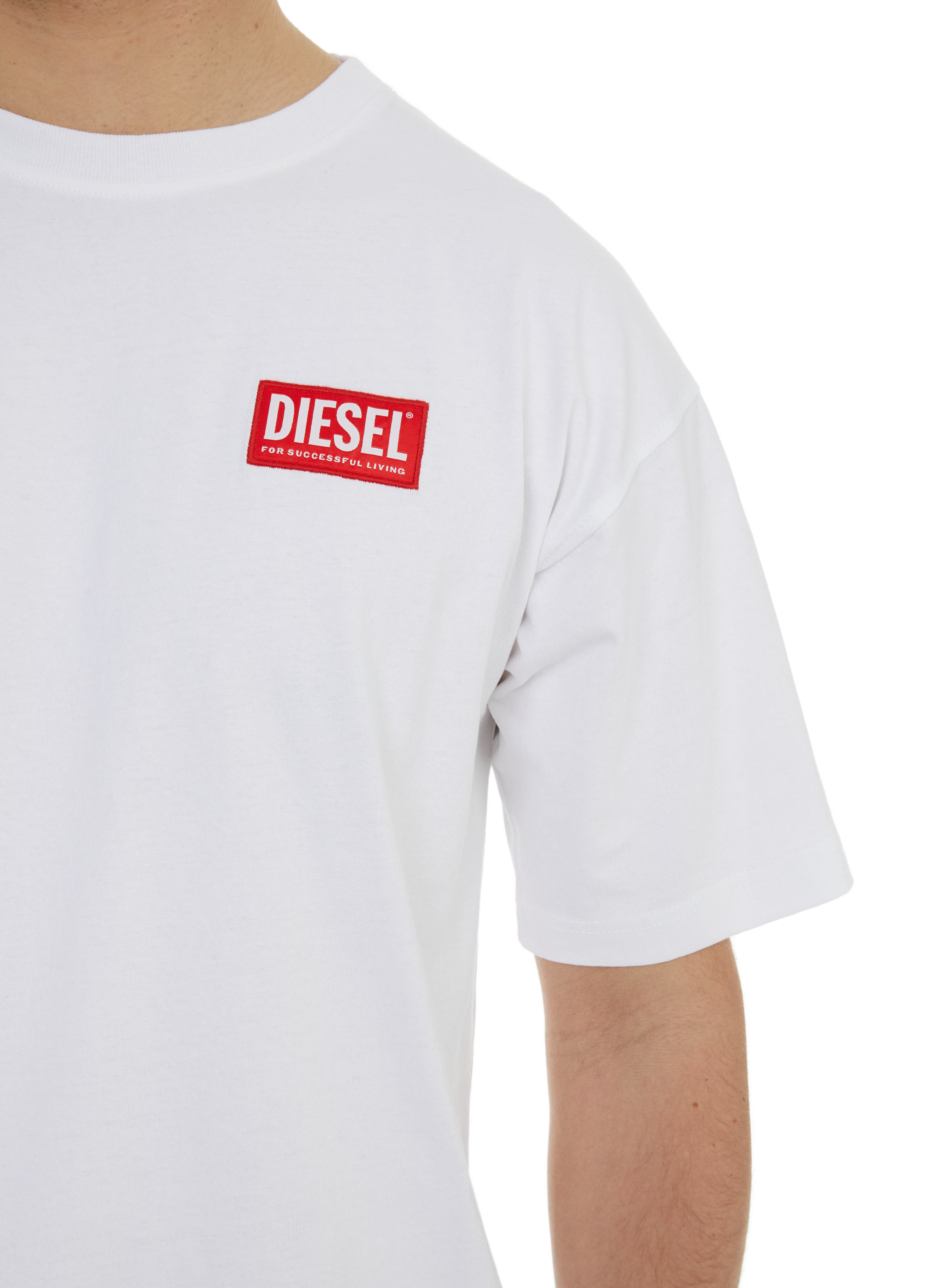 T-shirt en coton  DIESEL Blanc