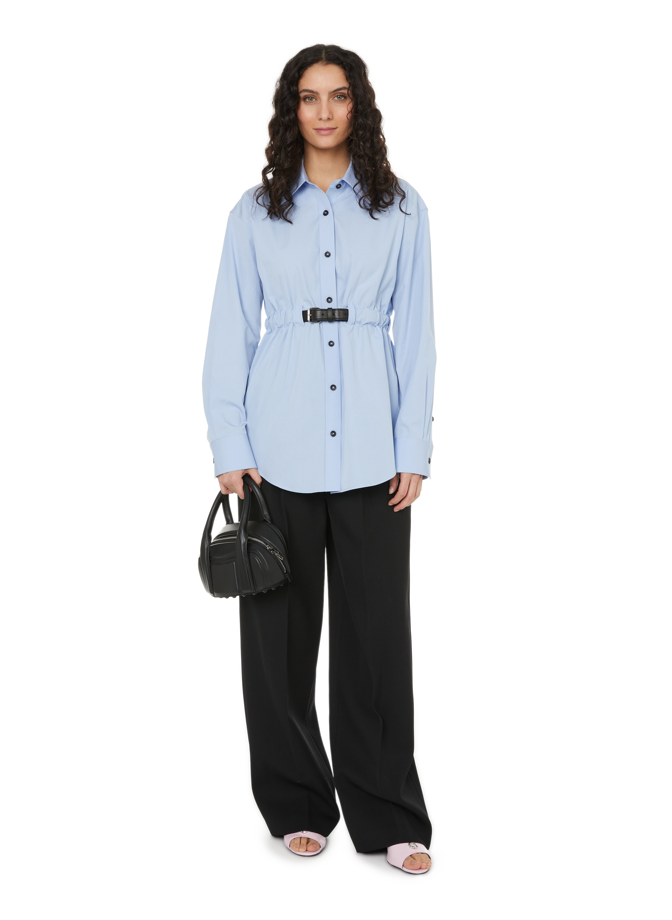 Shirt dress ALEXANDER WANG Blue