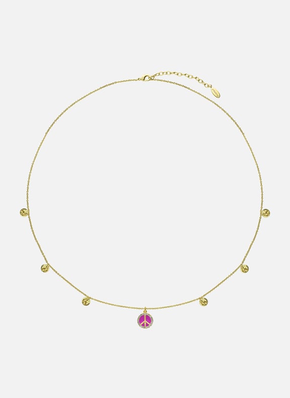 Collier avec pampilles en laiton doré serenity Violet by HIPANEMA HIPANEMA Collier avec pampilles en laiton doré serenity Violet