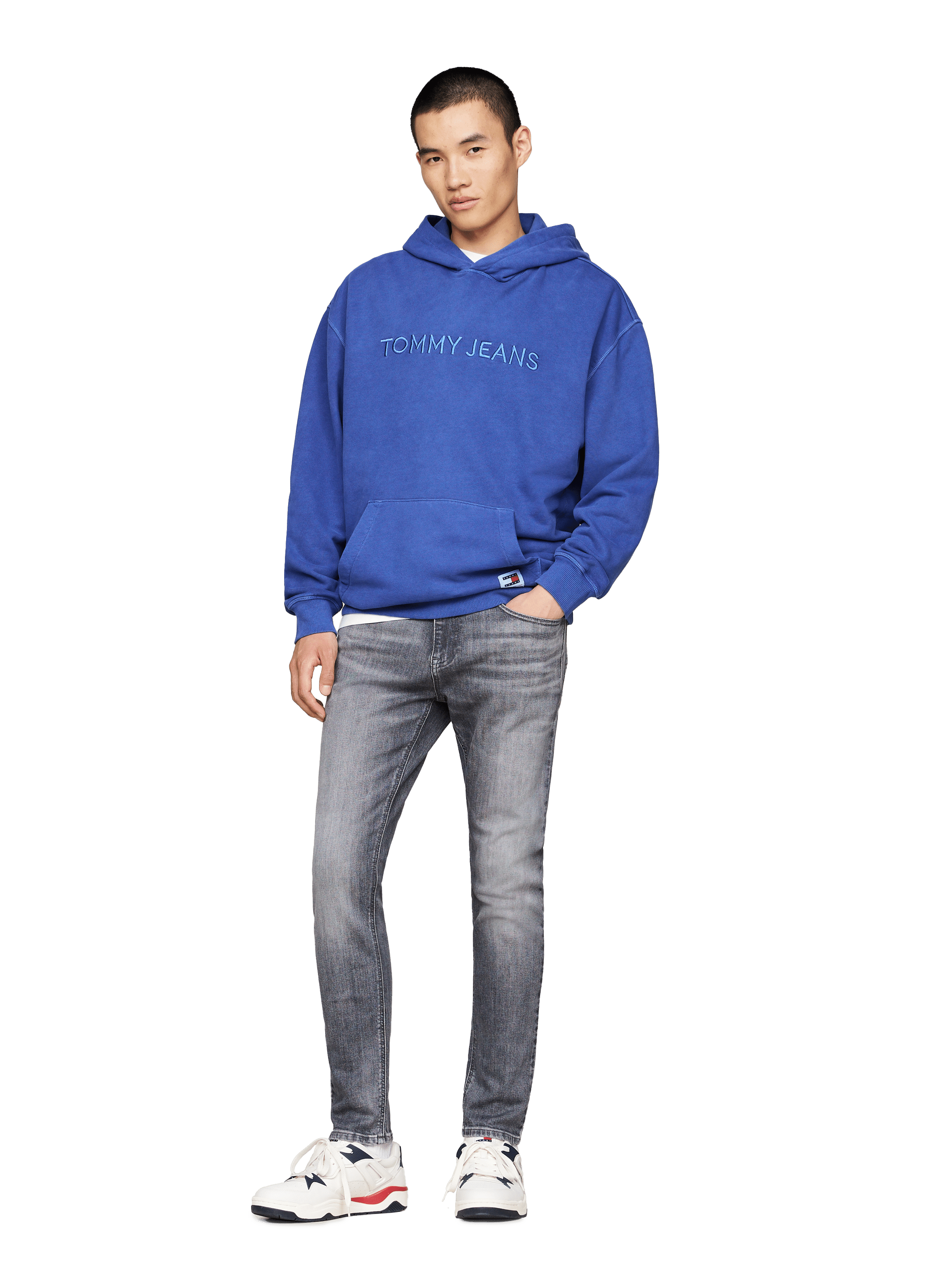 Jean slim  TOMMY HILFIGER Gris