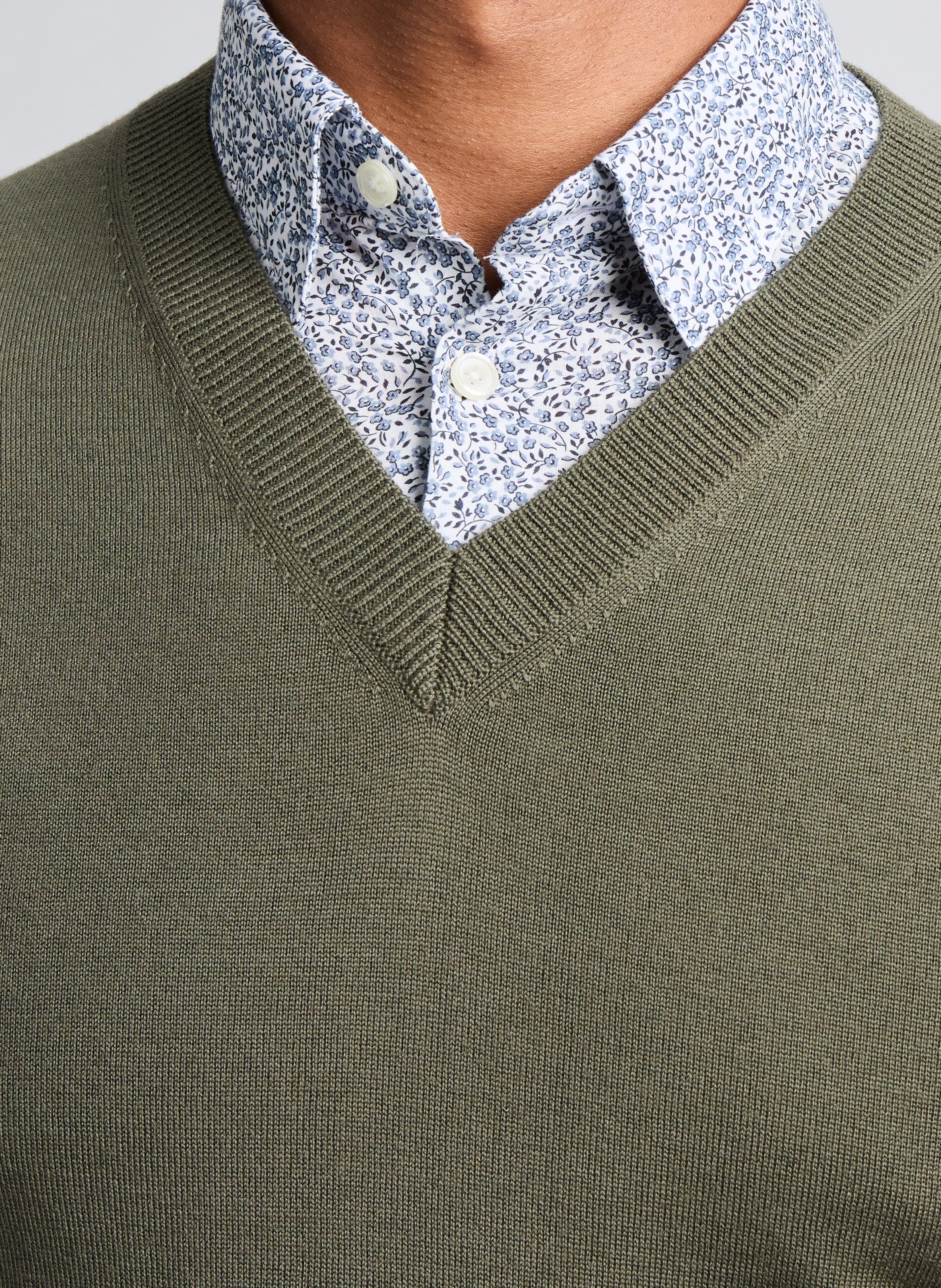 Merino wool jumper AU PRINTEMPS PARIS Green