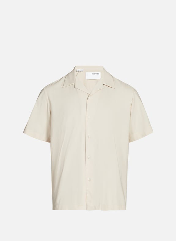 Chemise imprimée en coton mélangé Beige by SELECTED SELECTED Chemise imprimée en coton mélangé Beige