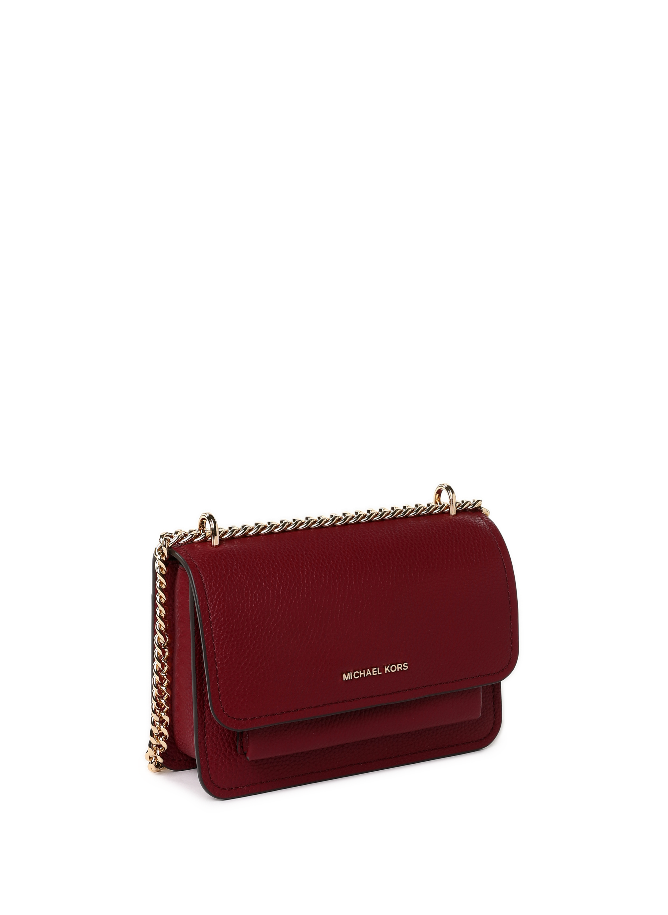 Claire leather shoulder bag MICHAEL KORS Red