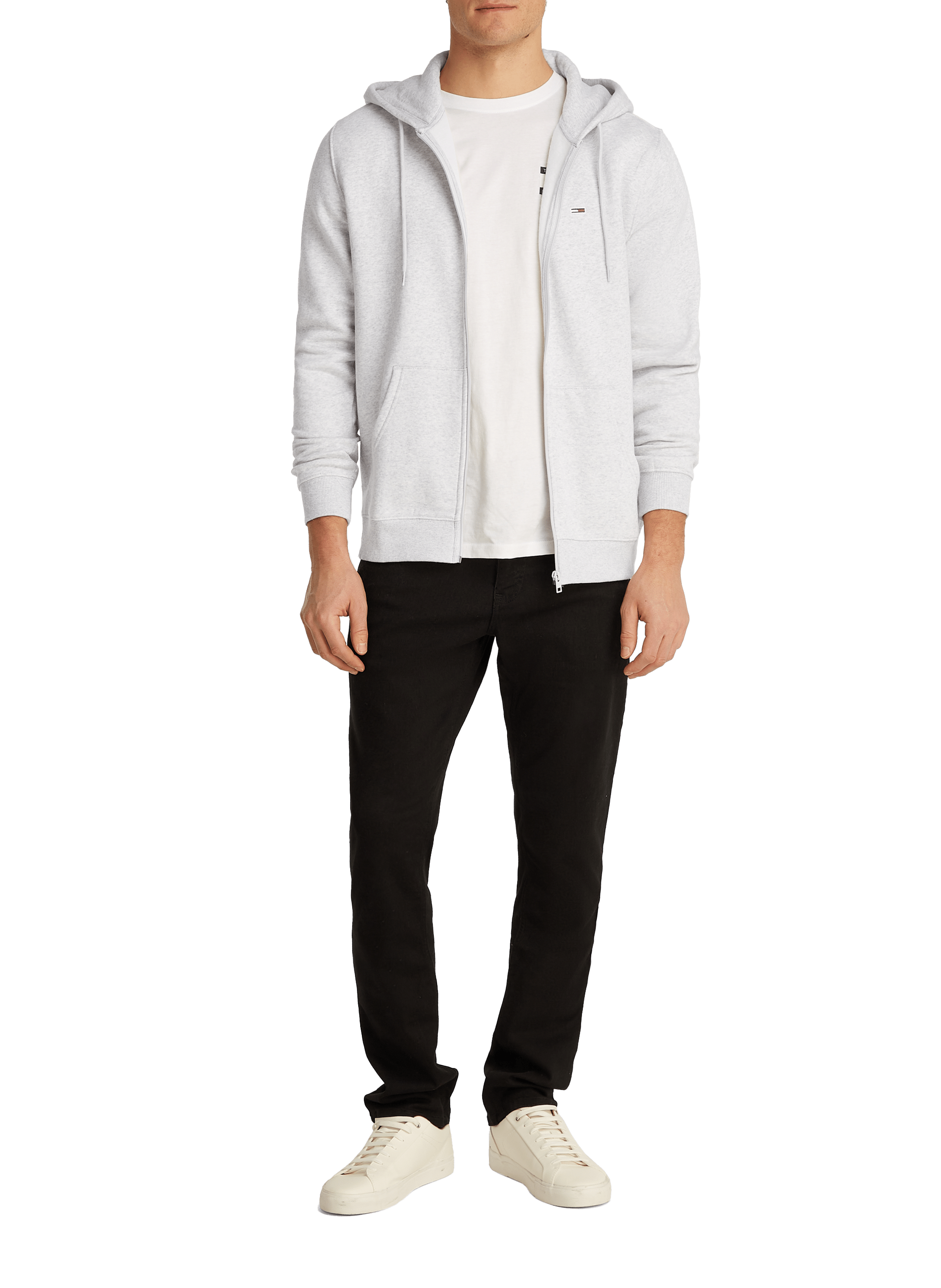 Cotton hoodie TOMMY HILFIGER Grey