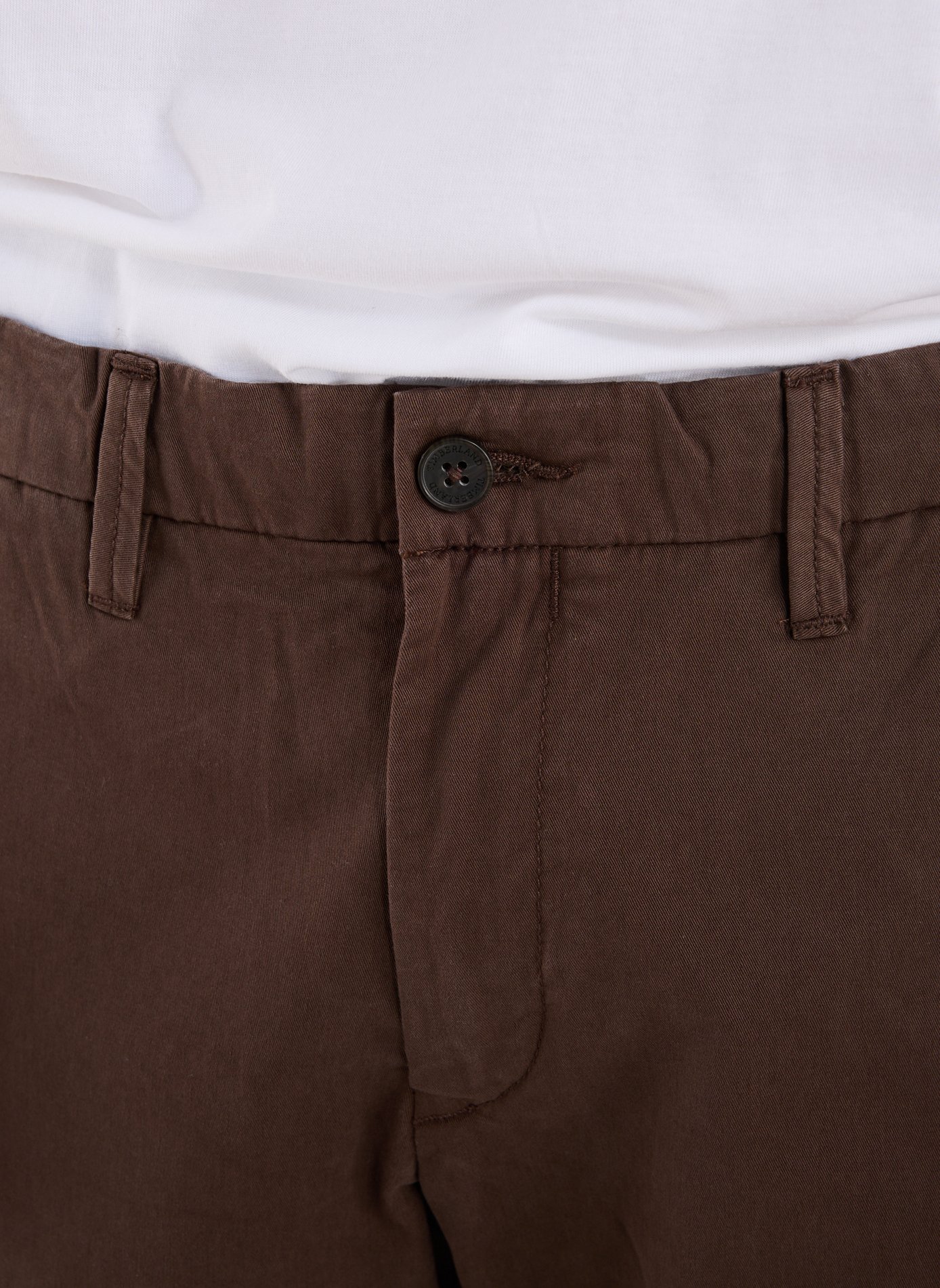 Cotton Trousers TIMBERLAND Brown