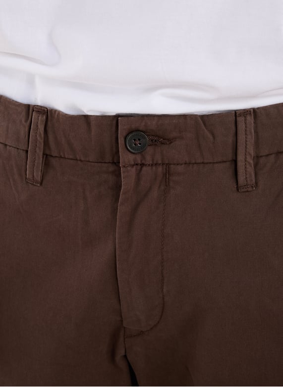 Pantalon droit en coton mélangé | Marron by TIMBERLAND Pantalon droit en coton mélangé Marron