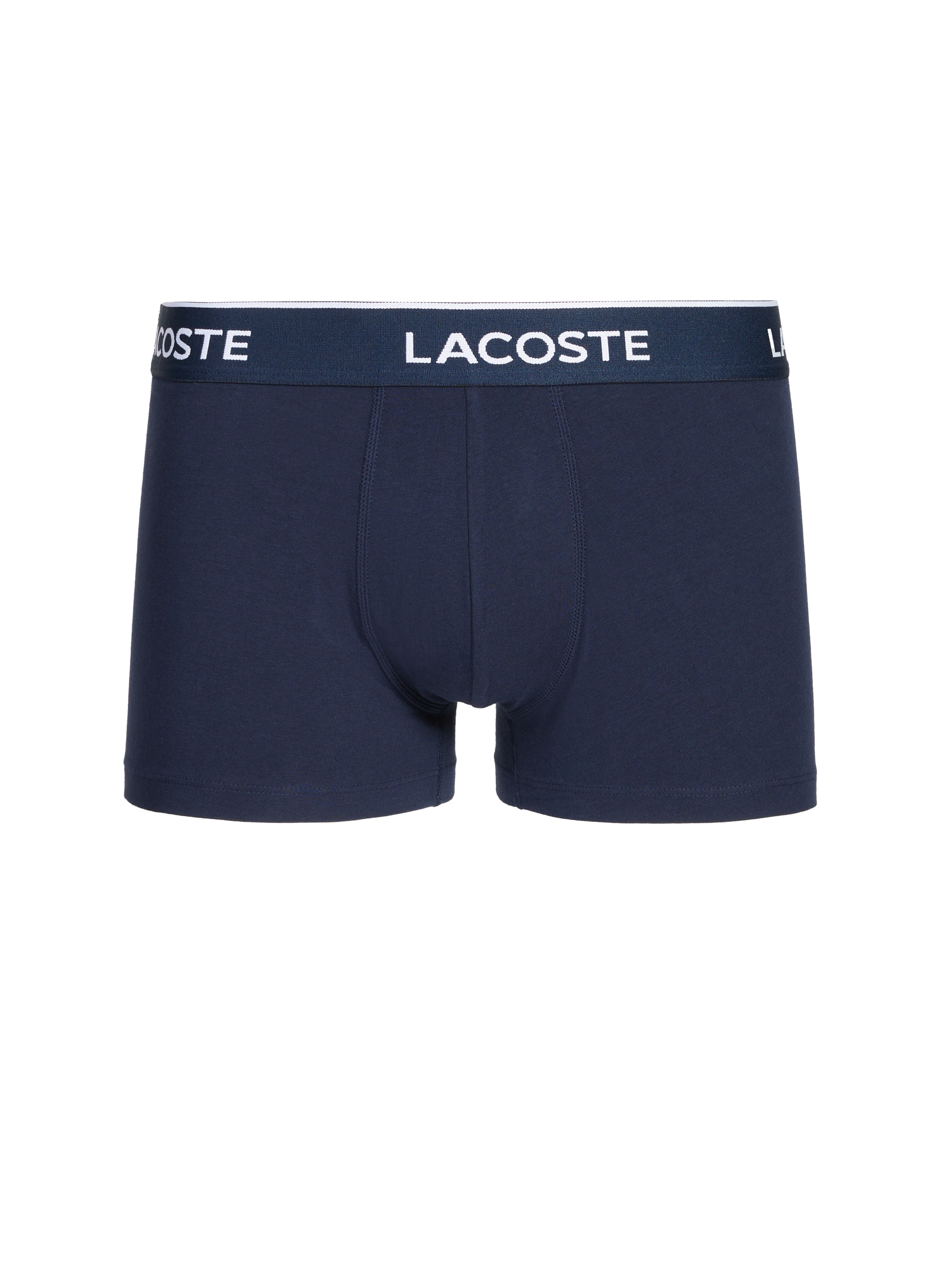 Set of 5 cotton boxers LACOSTE Blue