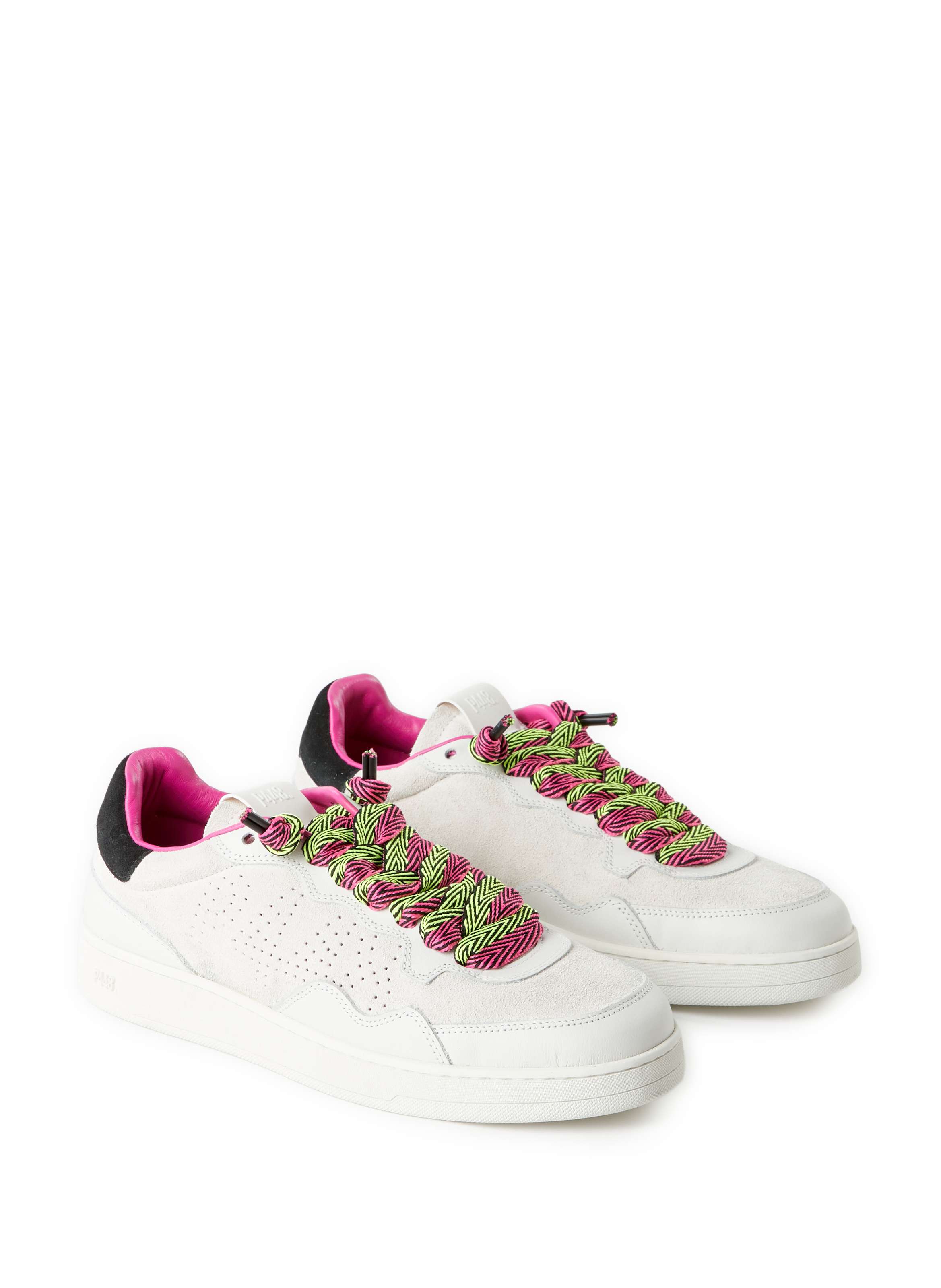 Bi-material sneakers P448 Multicolour