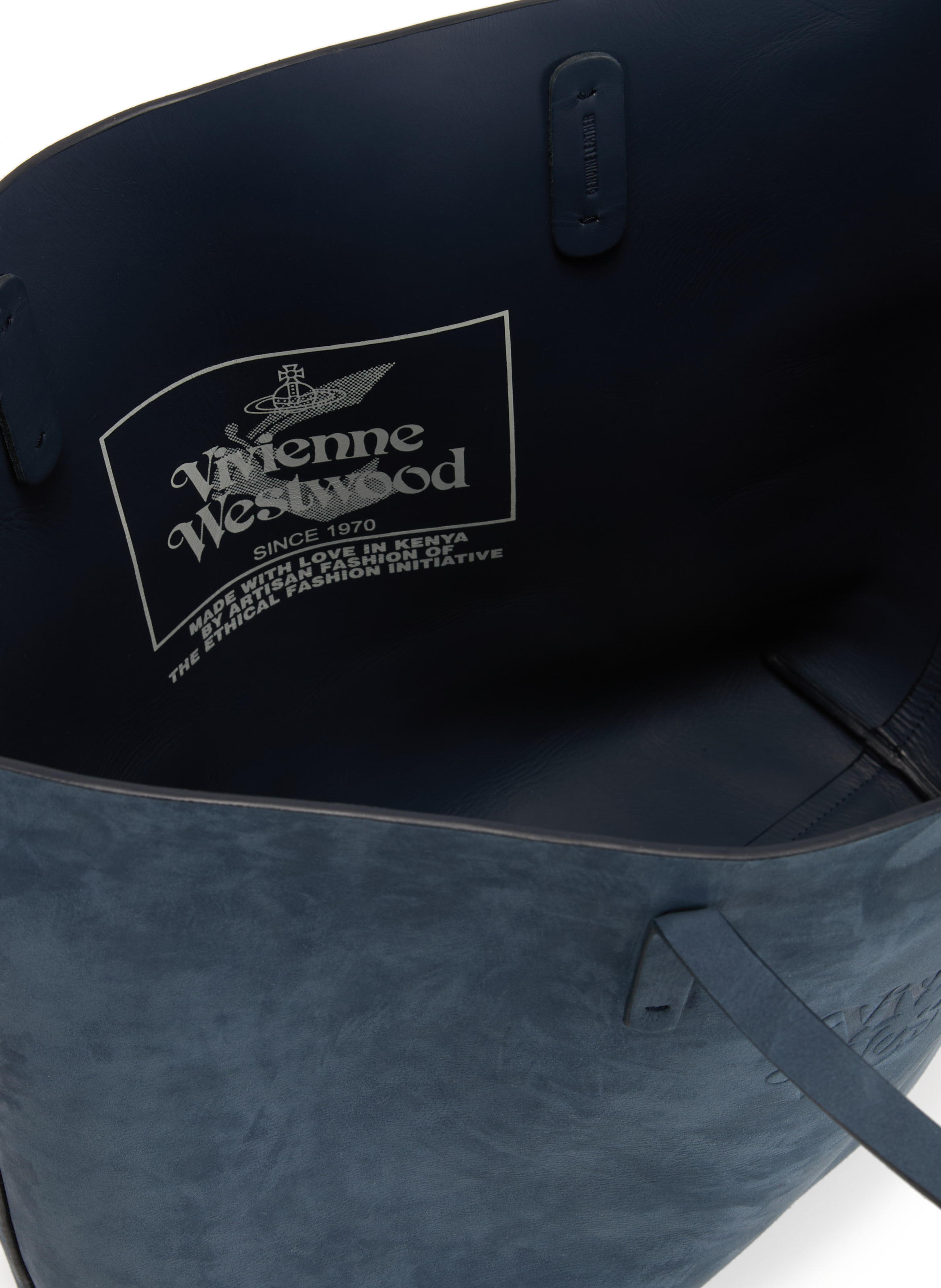 LEATHER BAG VIVIENNE WESTWOOD Blue