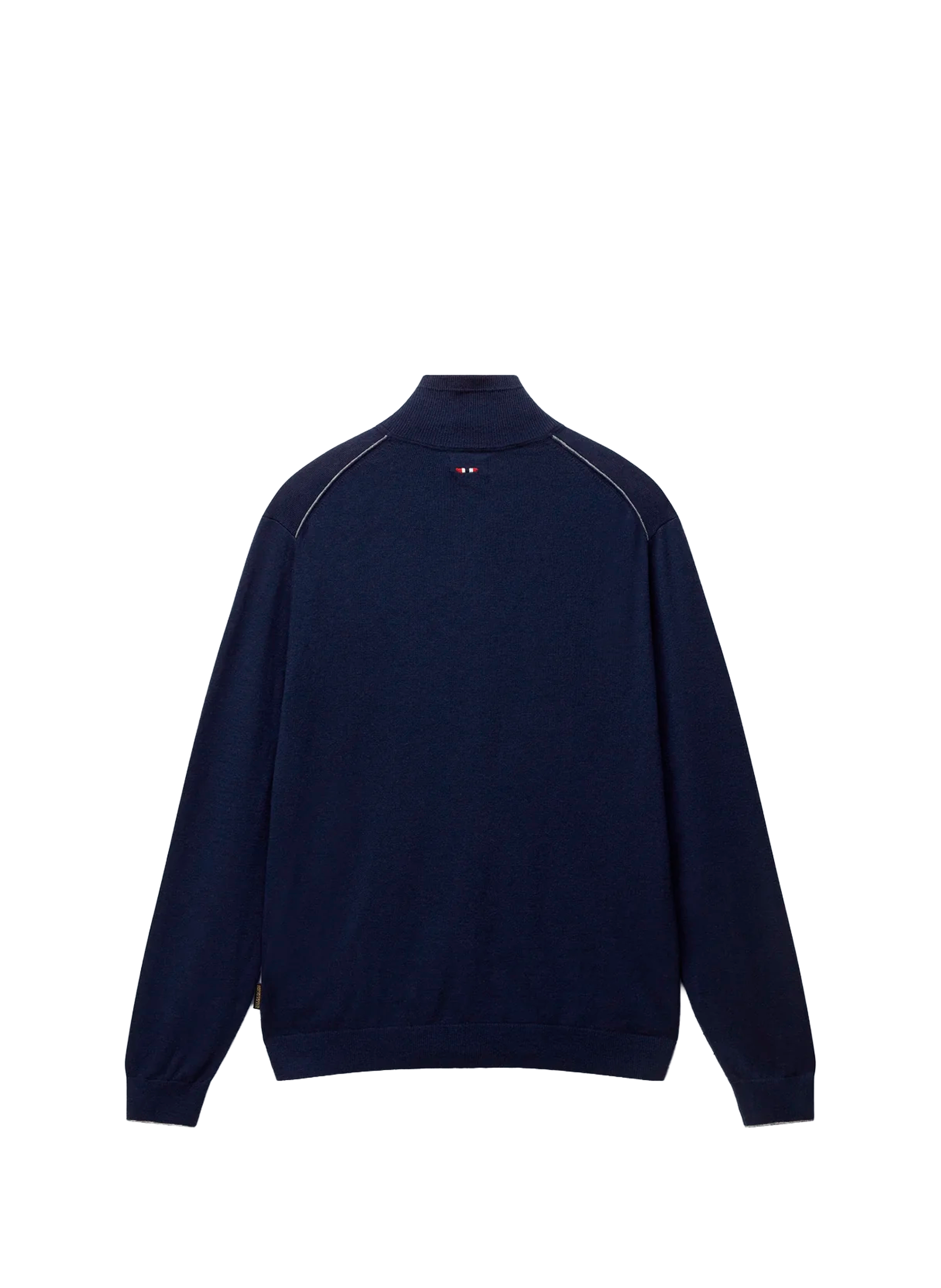 Wool zip sweatshirt NAPAPIJRI Blue